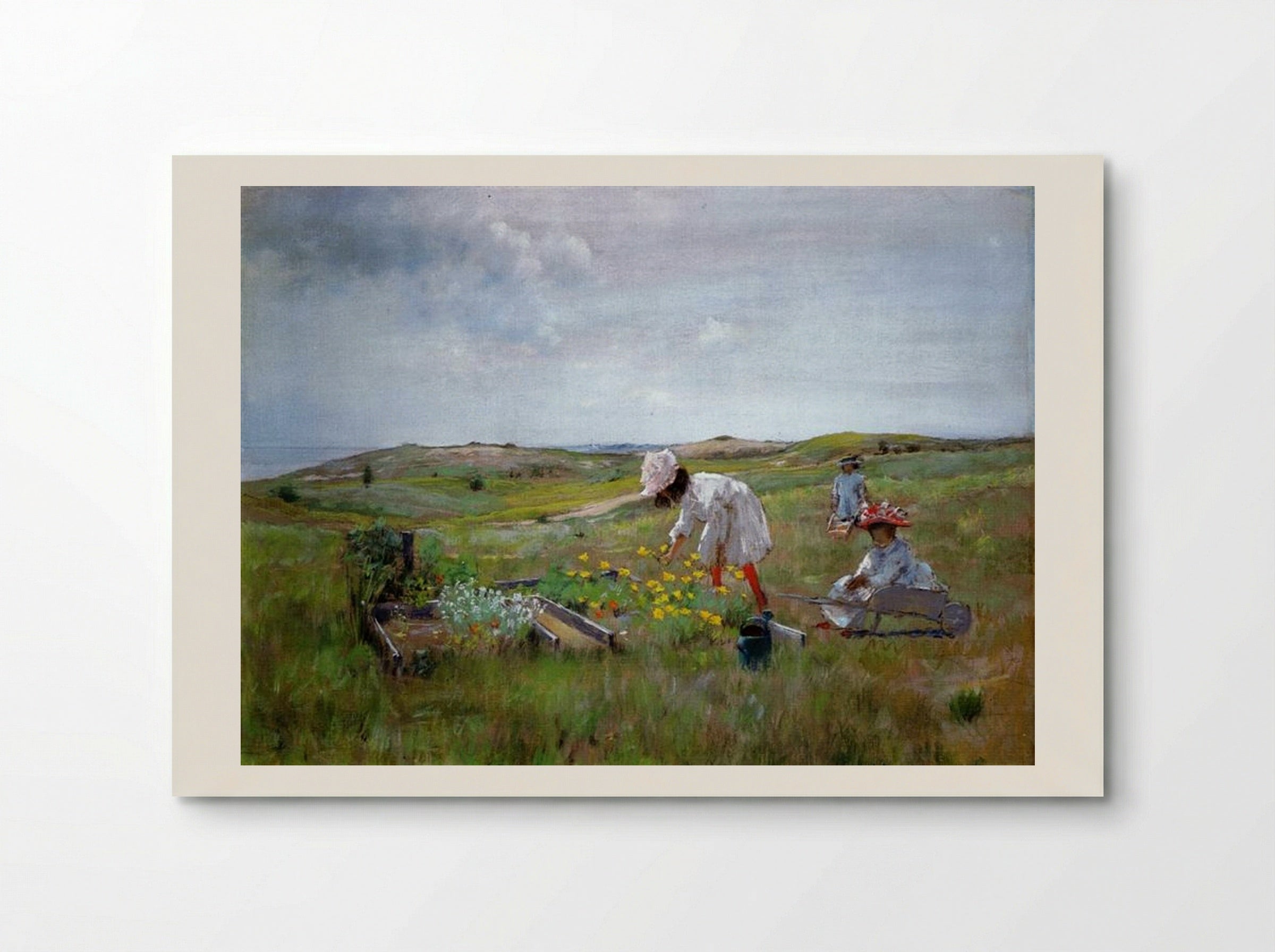 The Little Garden - William Merritt Chase - Poster