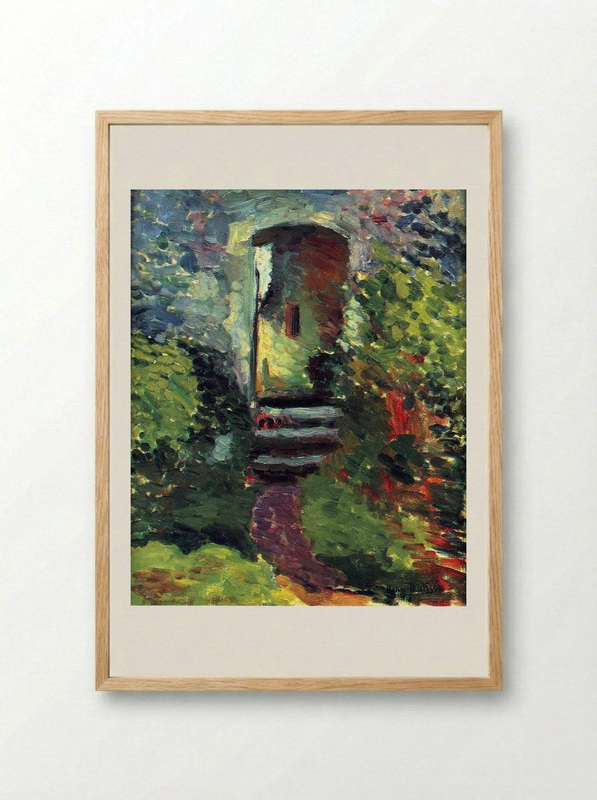 The Little Gate of the Old Mill - Henri Matisse - Framed Print Wood