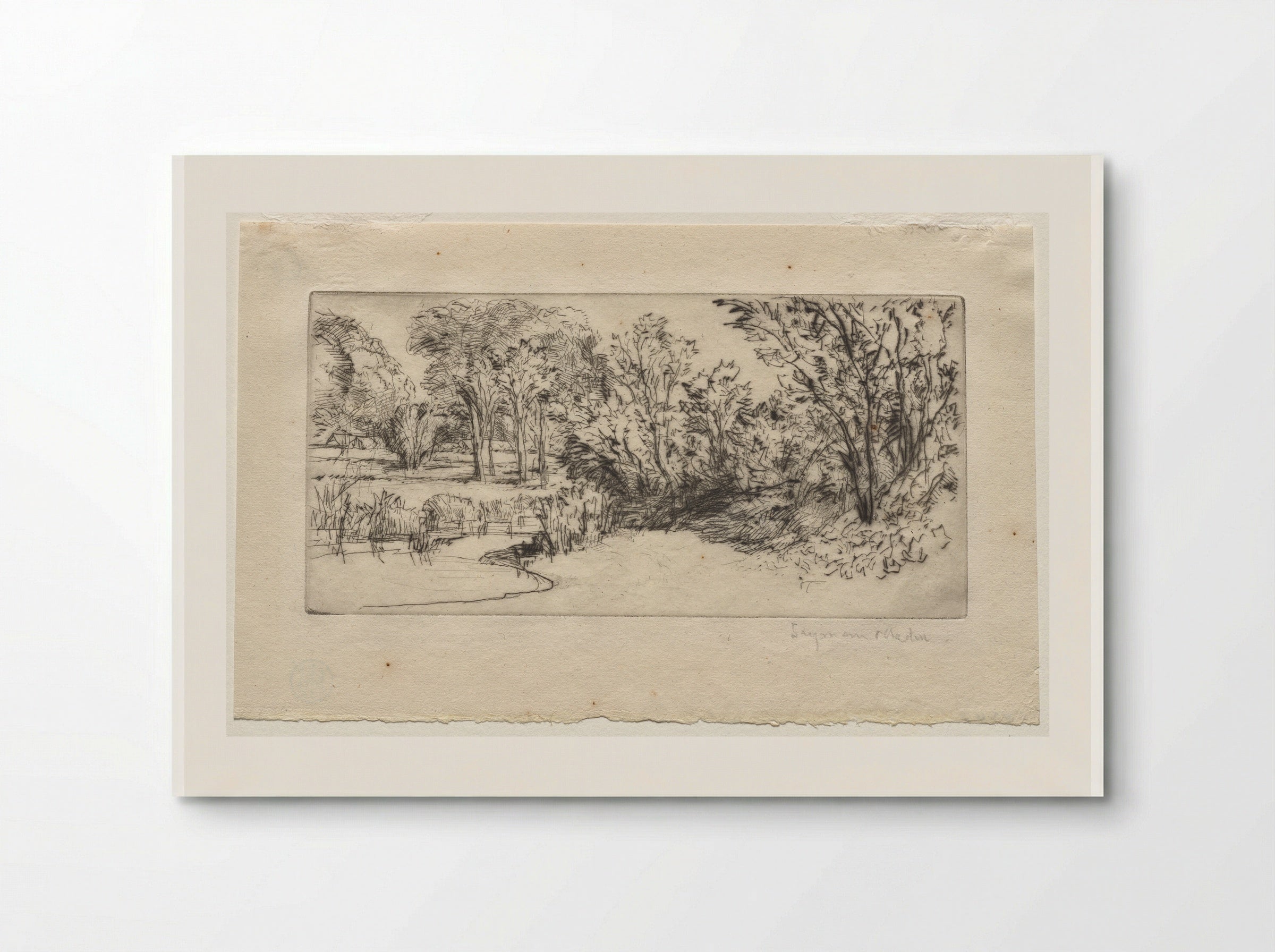 The Little Longparish - Francis Seymour Haden - Poster