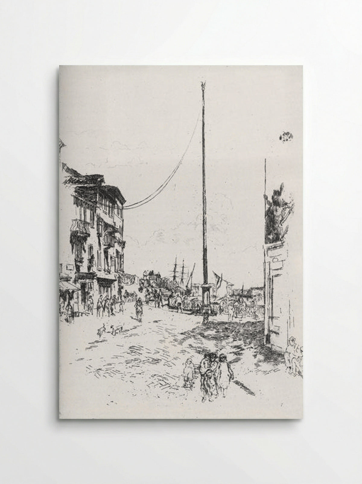 The Little Mast - James McNeill Whistler - Poster