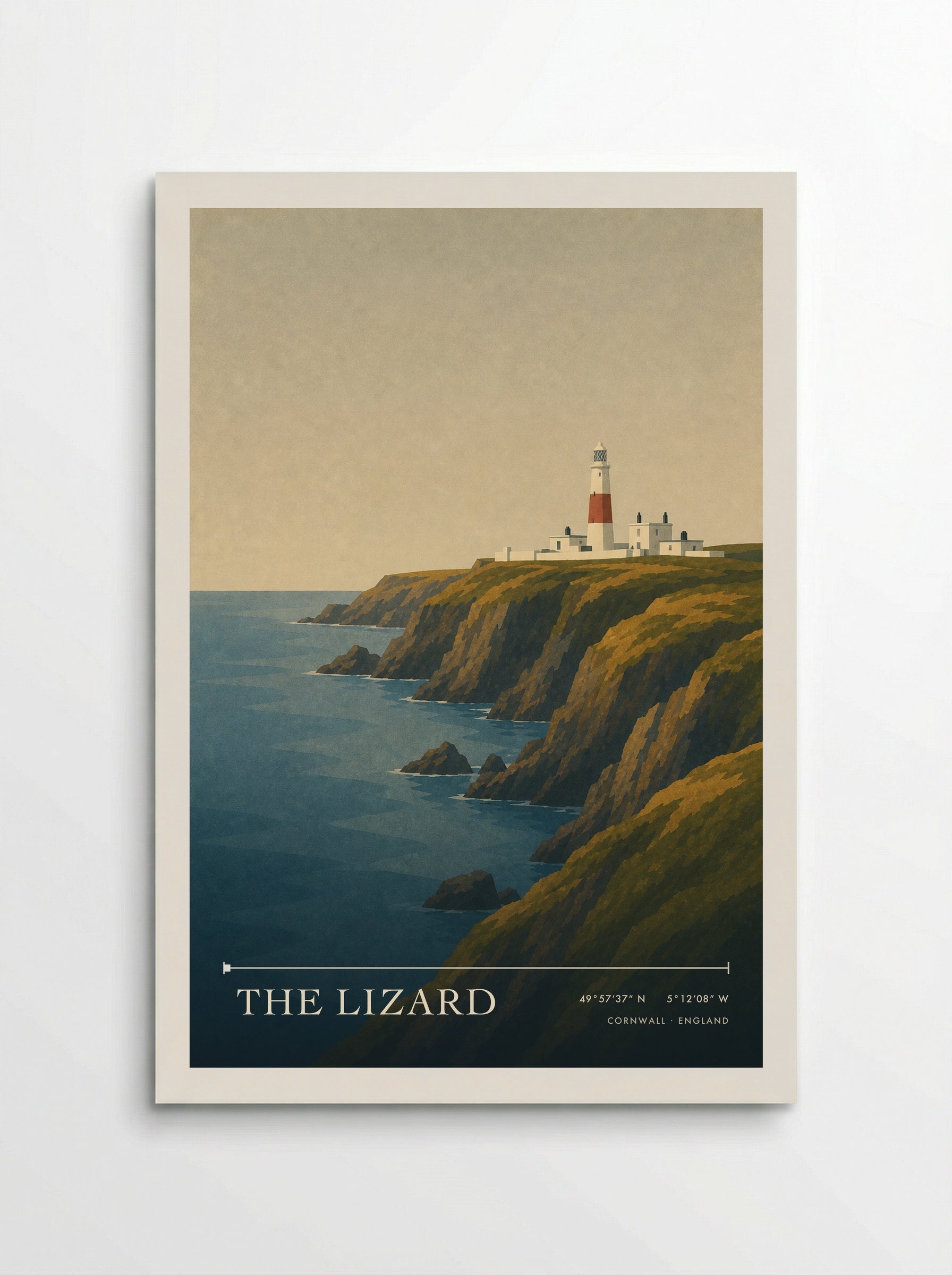 The Lizard Cornwall Travel Poster - Poster