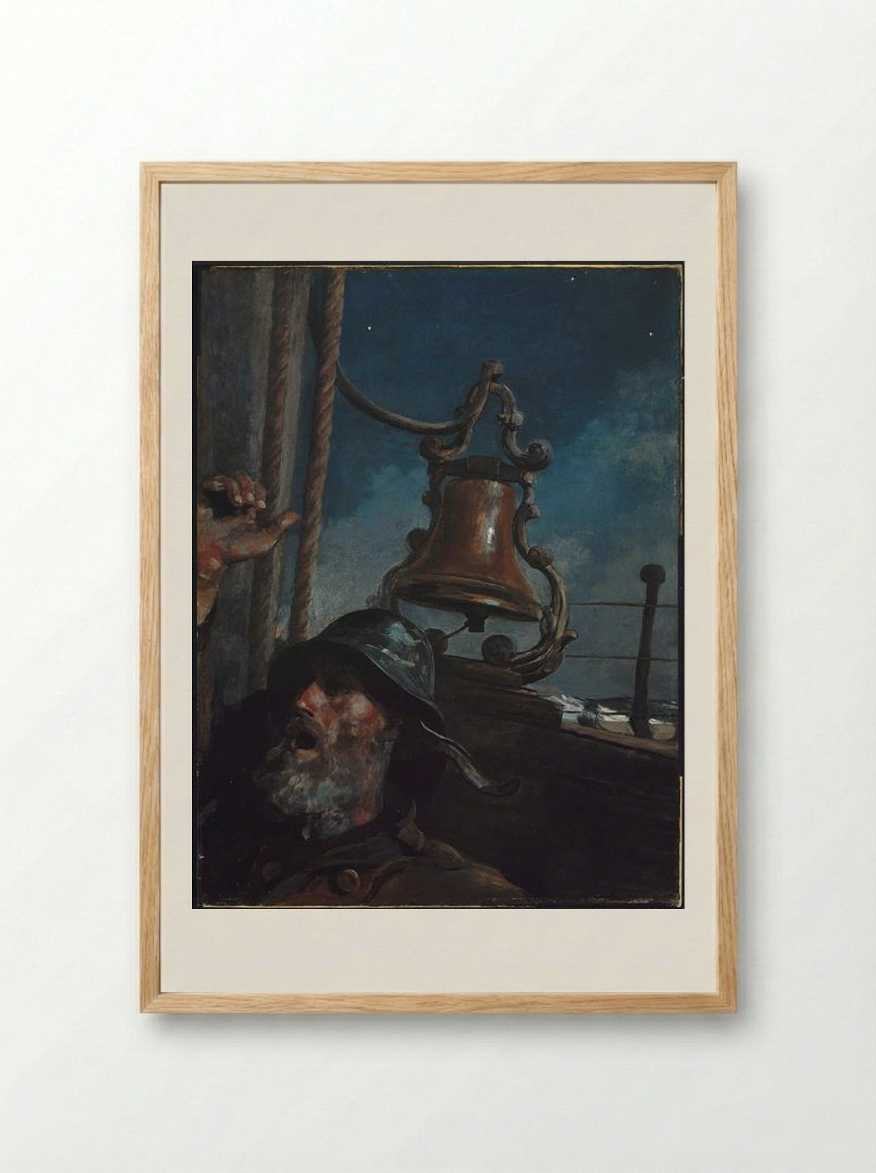 The Lookout - All's Well - Winslow Homer - Framed Print Wood