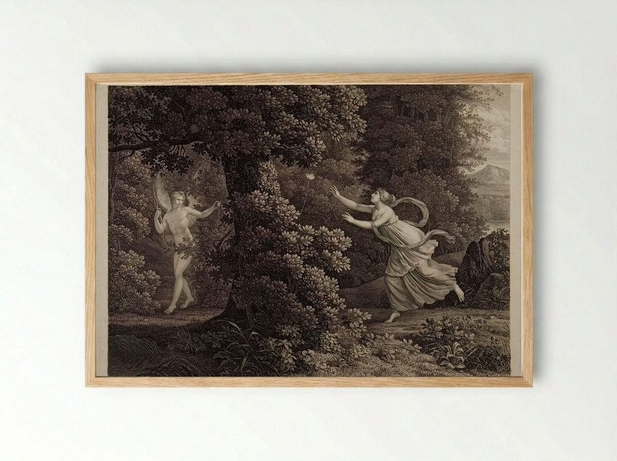 The Love Trap - Victor Pillement - Framed Print Wood