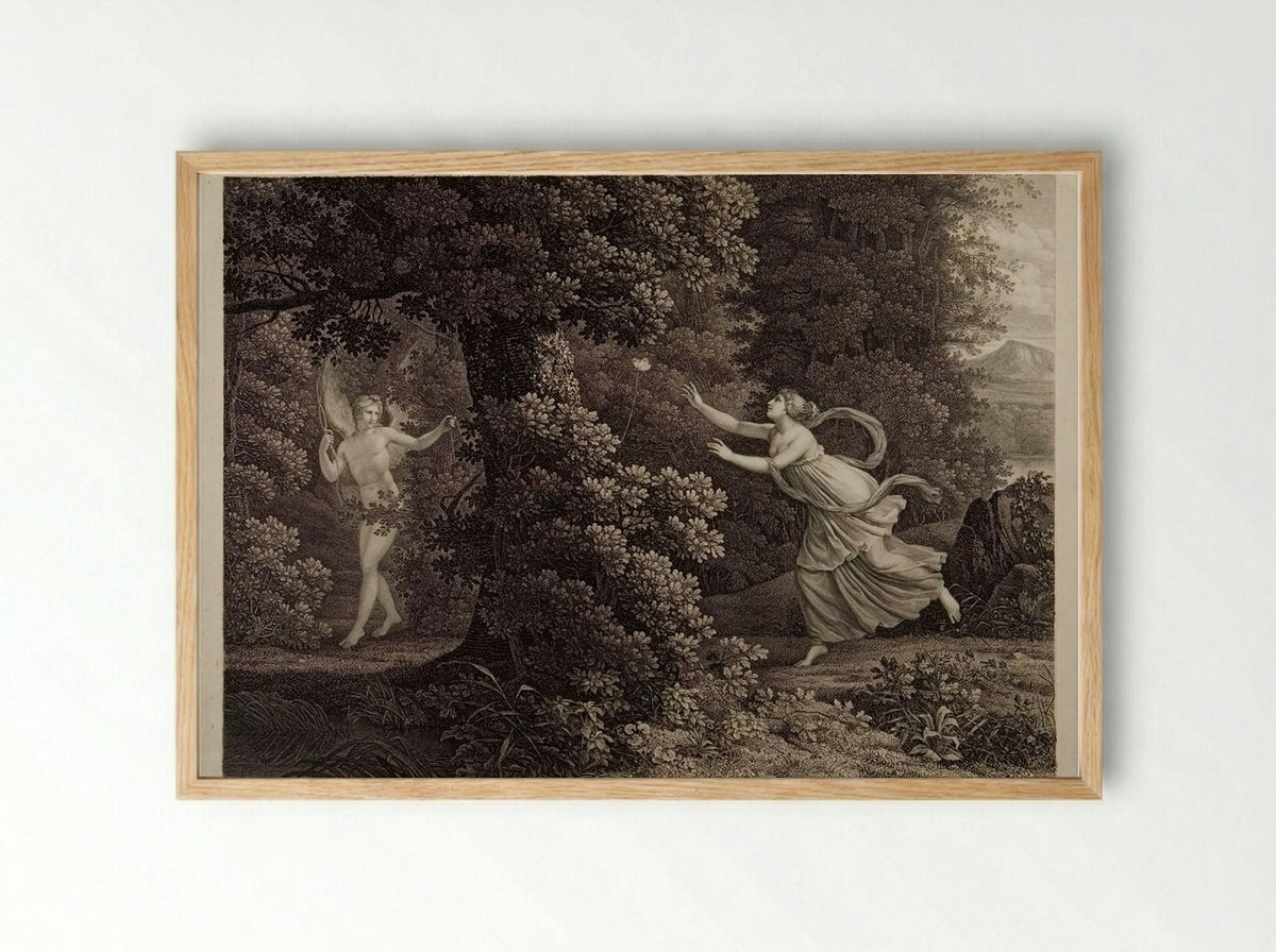 The Love Trap - Victor Pillement - Framed Print Wood