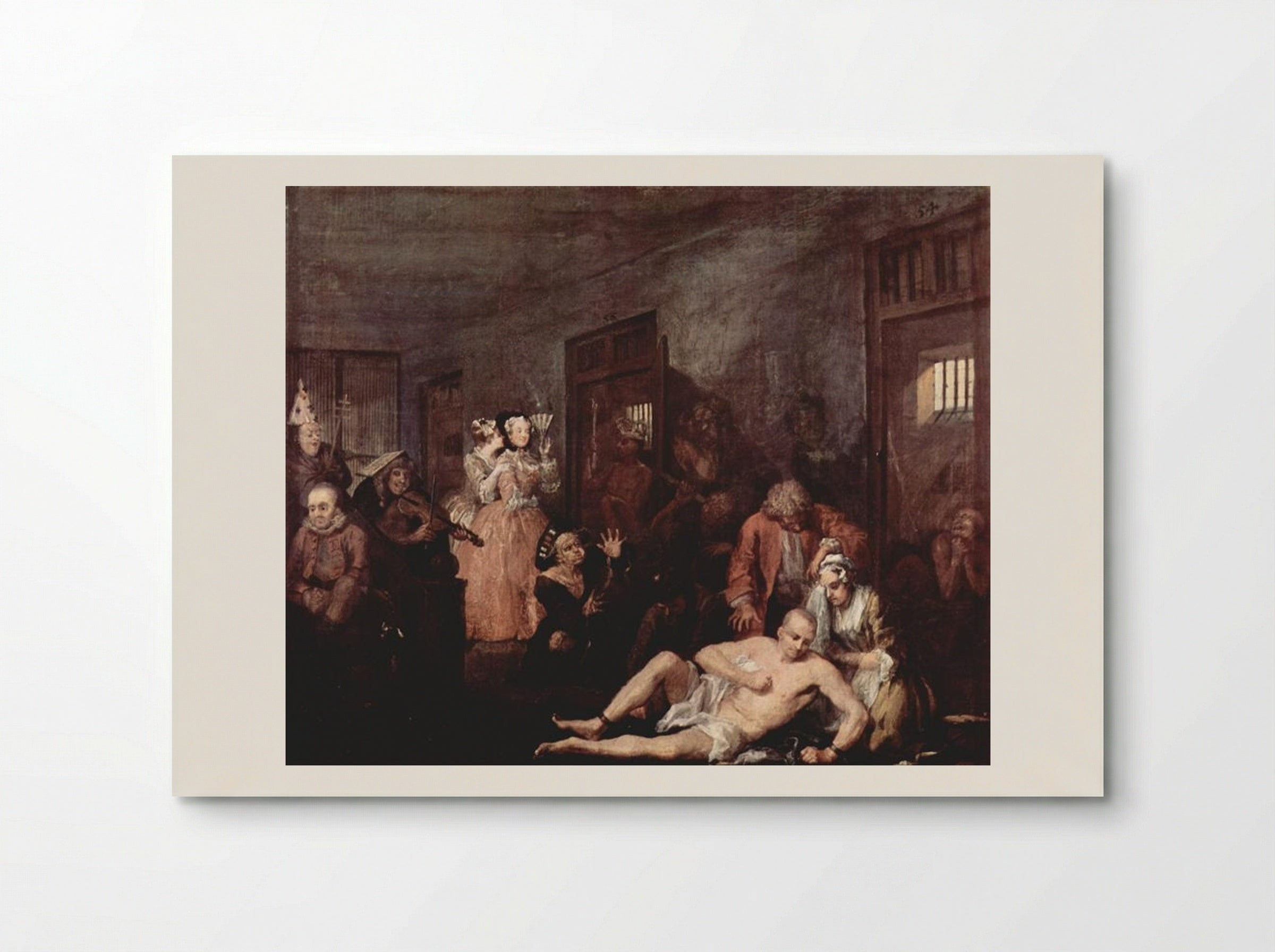 The Madhouse - William Hogarth - Poster