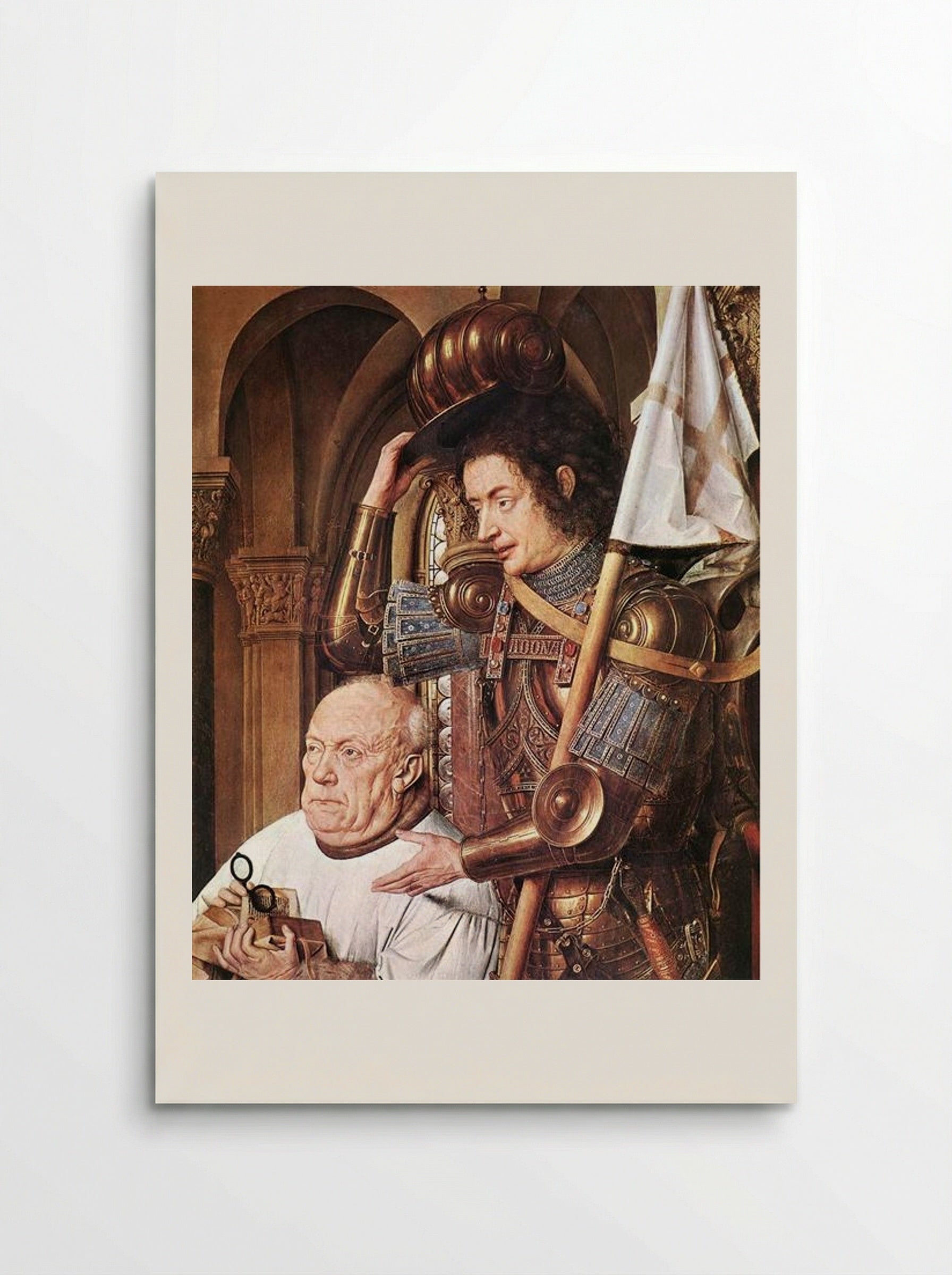 The Madonna of Canon van der Paele (detail) - Jan van Eyck - Poster
