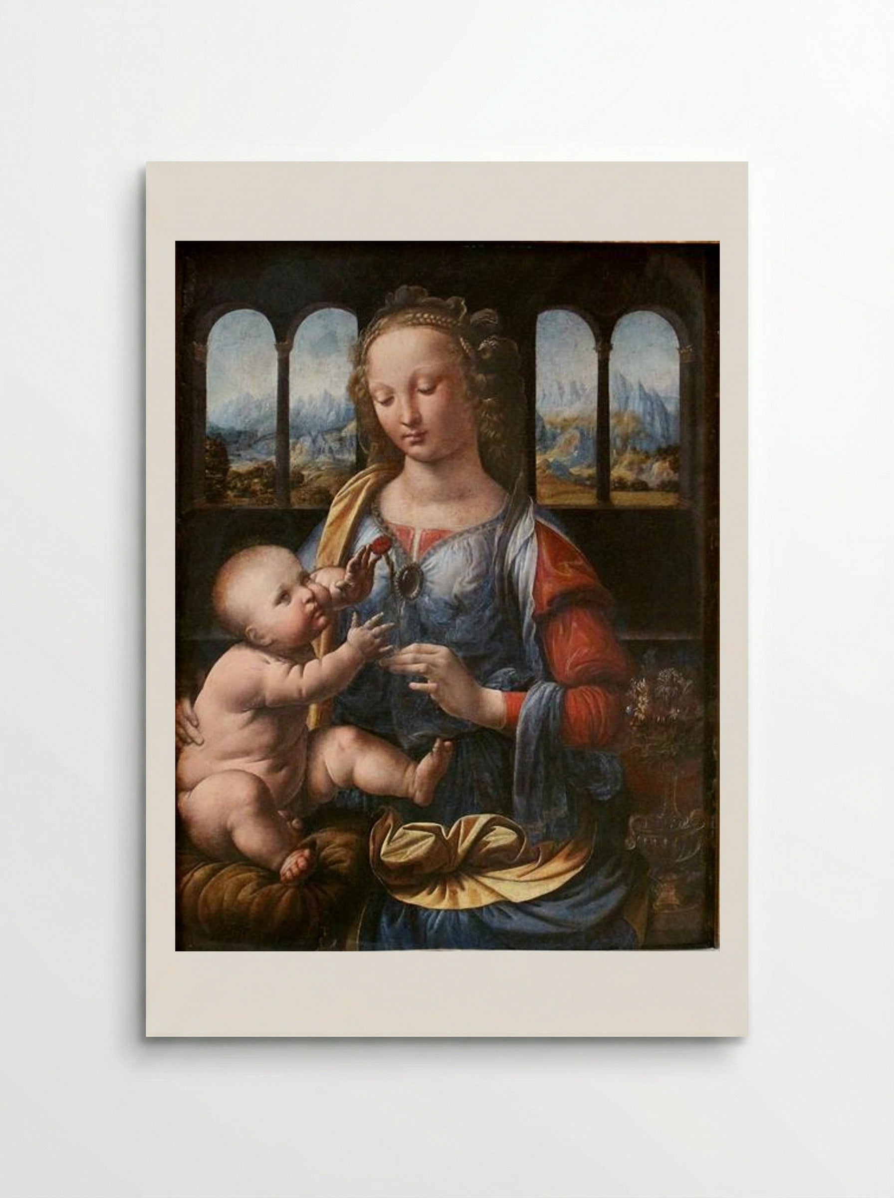 The Madonna of the Carnation - Leonardo da Vinci - Poster