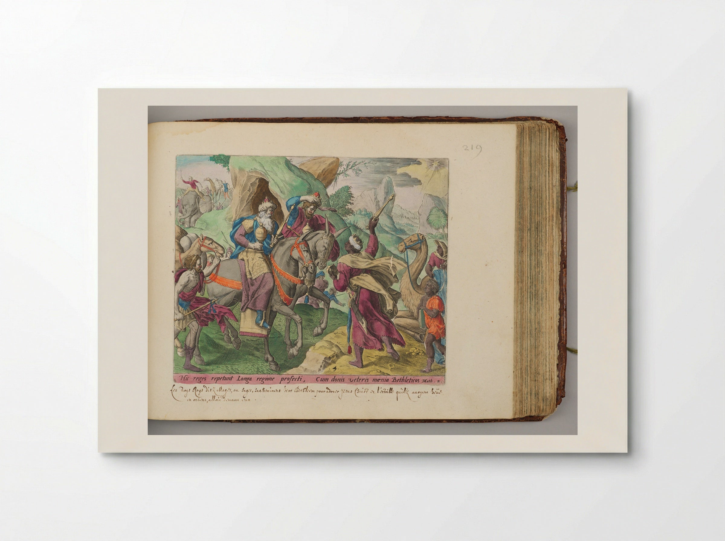 The Magi on Their Way to Bethlehem - Johann Sadeler I - Poster