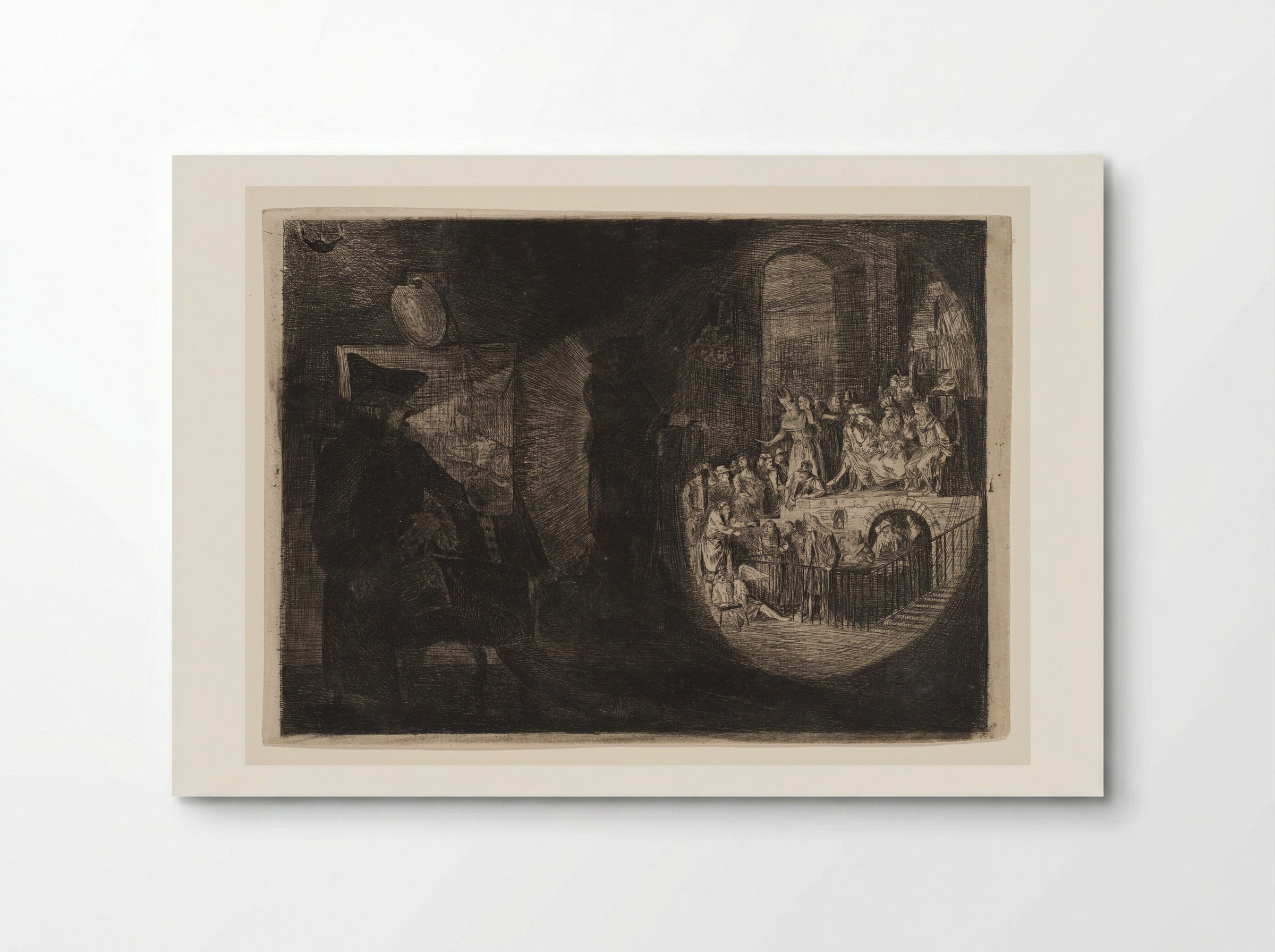 The Magic Lantern, Paul Before Felix - Paul Sandby - Poster