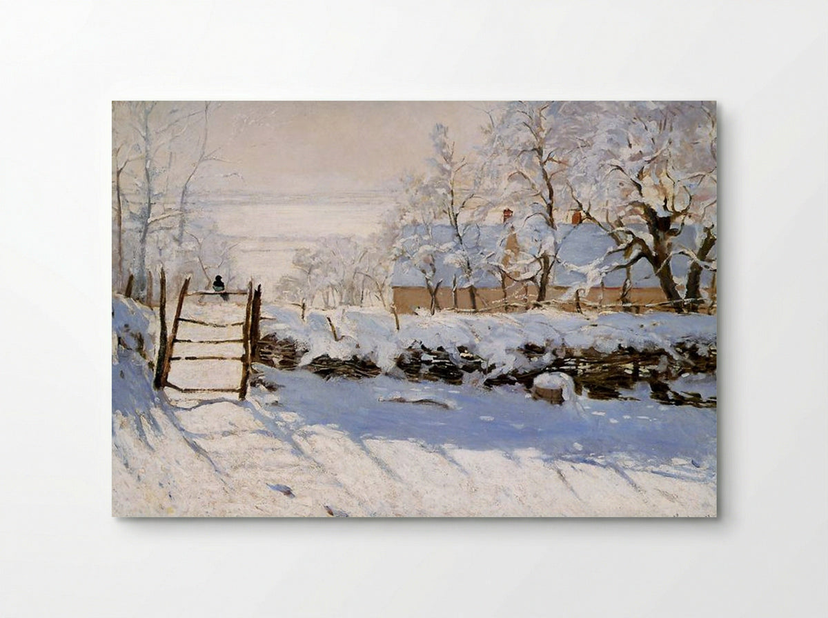 The Magpie - Claude Monet - Poster