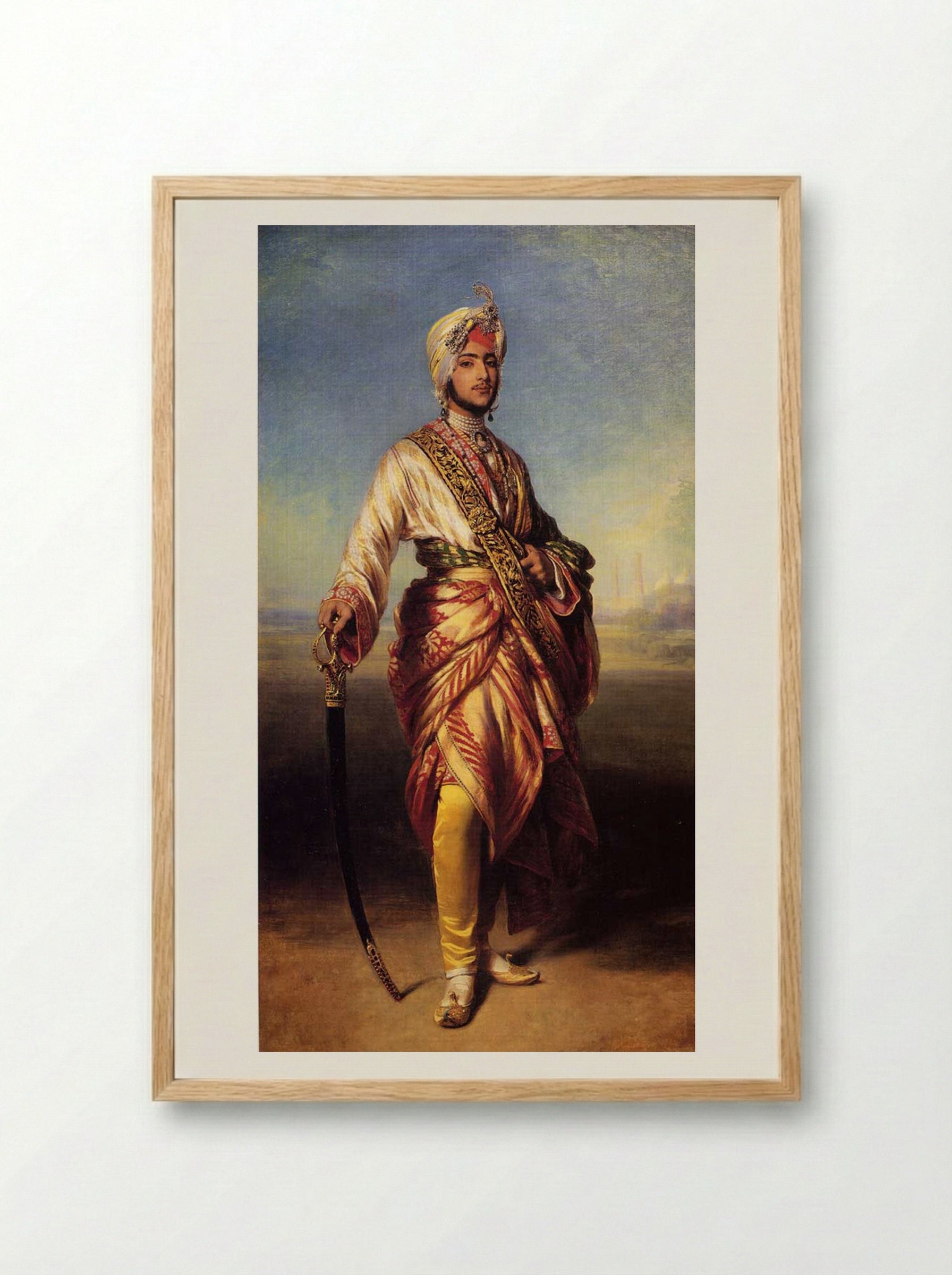 The Maharaja Duleep Singh - Franz Xaver Winterhalter - Framed Print Wood