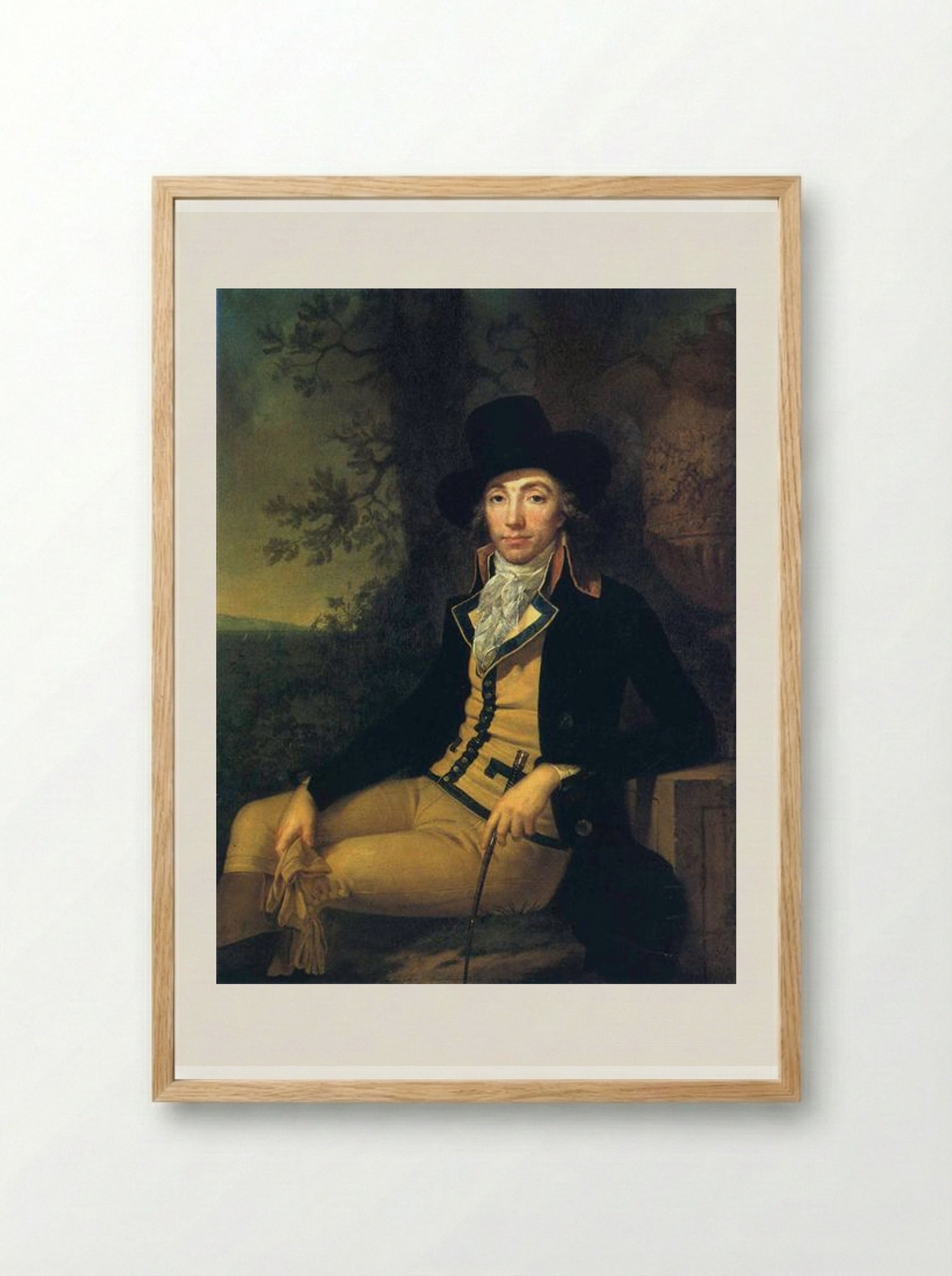 The Man in the Riding Habit - Pierre-Paul Prud'hon - Framed Print Wood