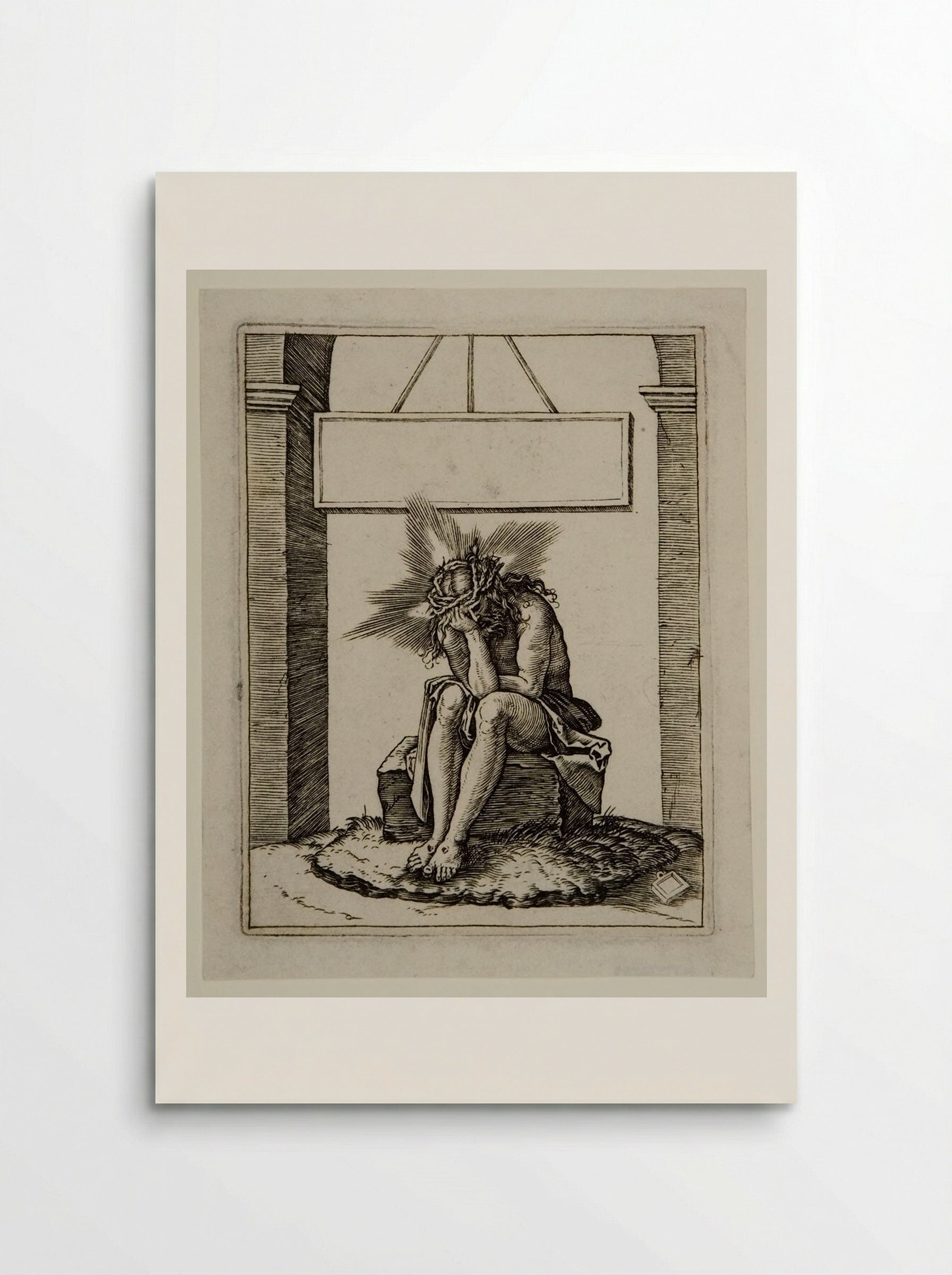 The Man of Sorrows - Marcantonio Raimondi - Poster