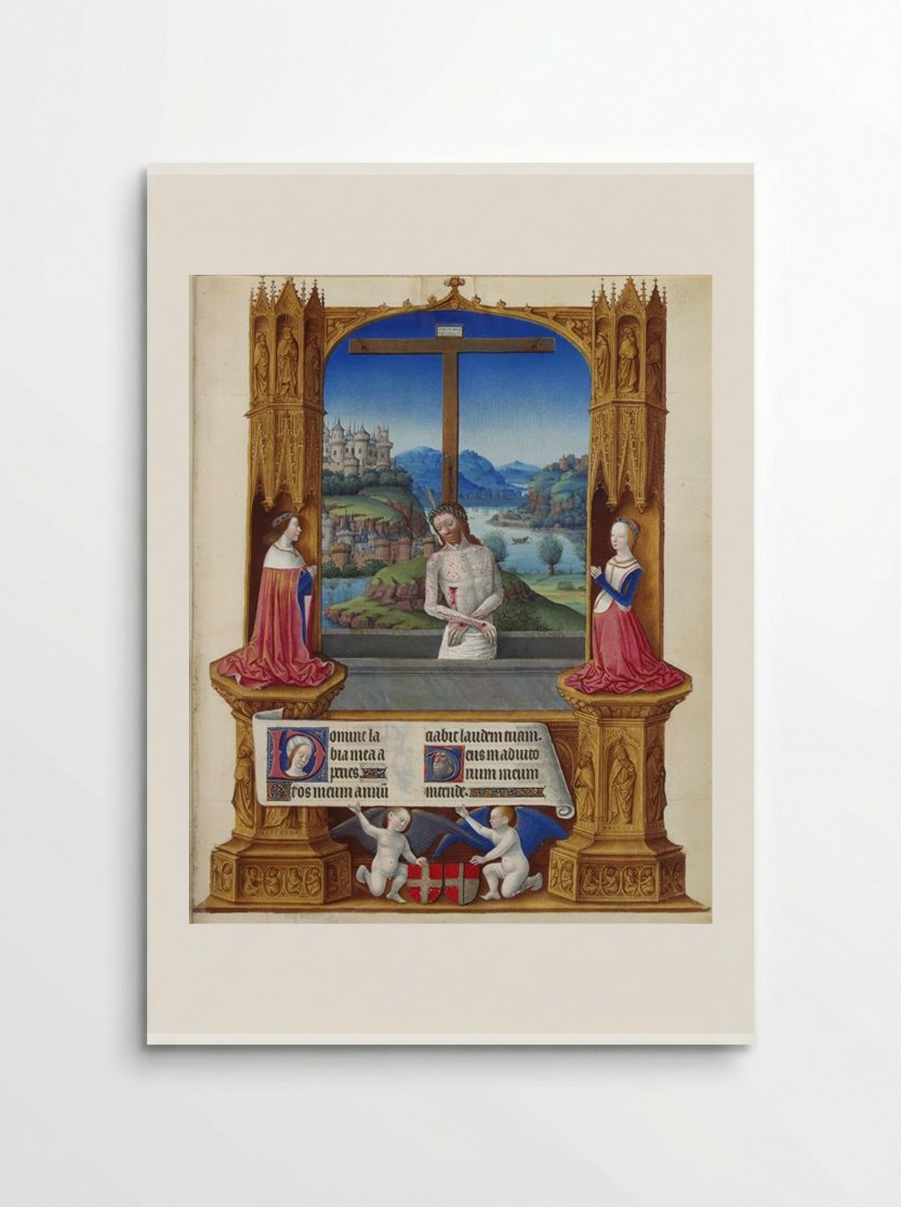The Man of Sorrows - Limbourg brothers - Poster