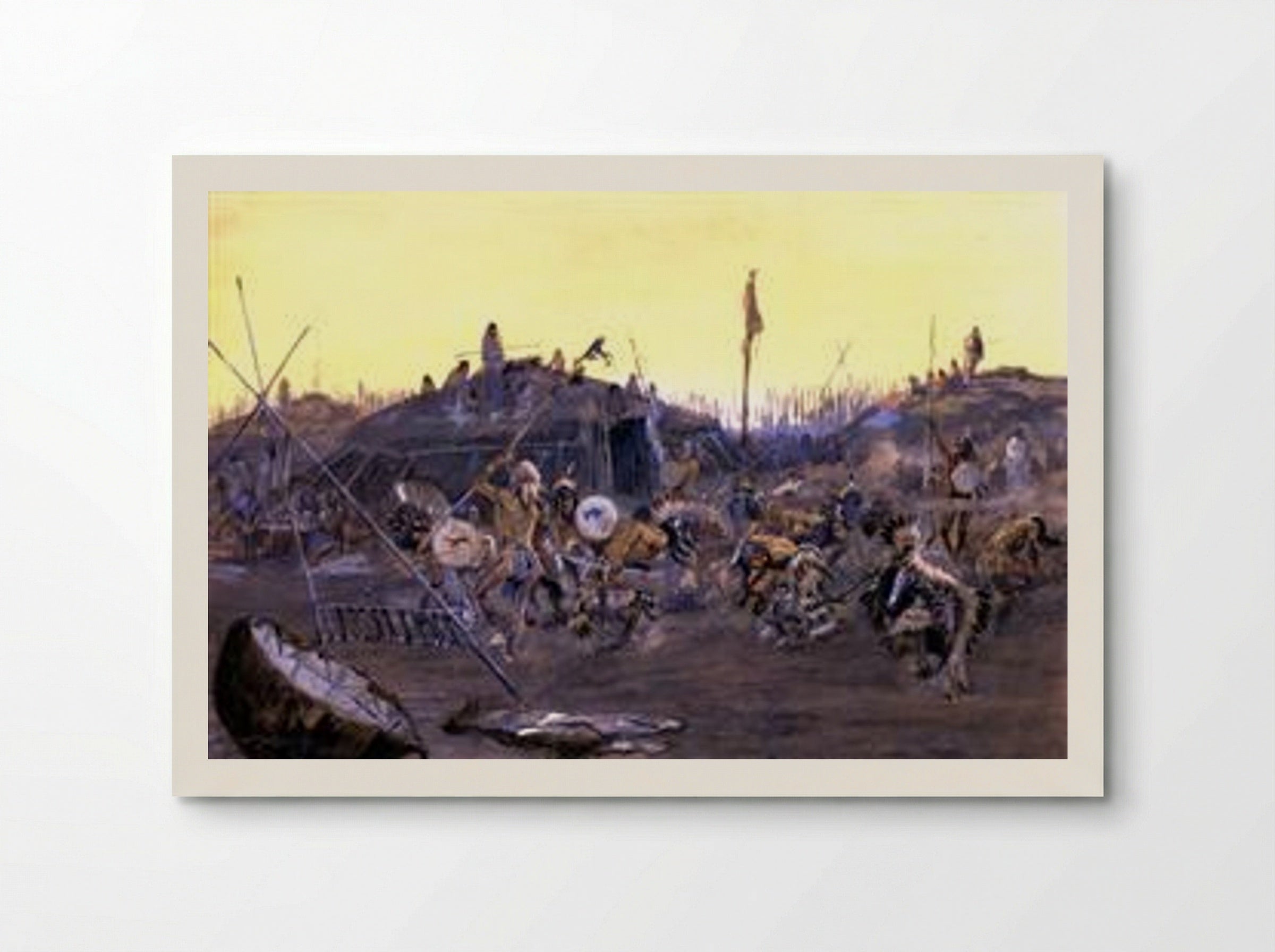 The Mandan Dance - Charles M. Russell - Poster