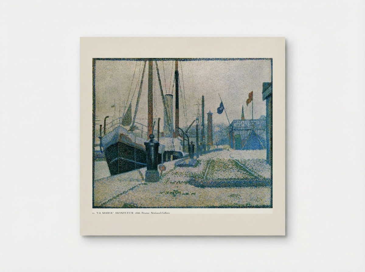 The Maria, Honfleur - Georges Seurat - Poster