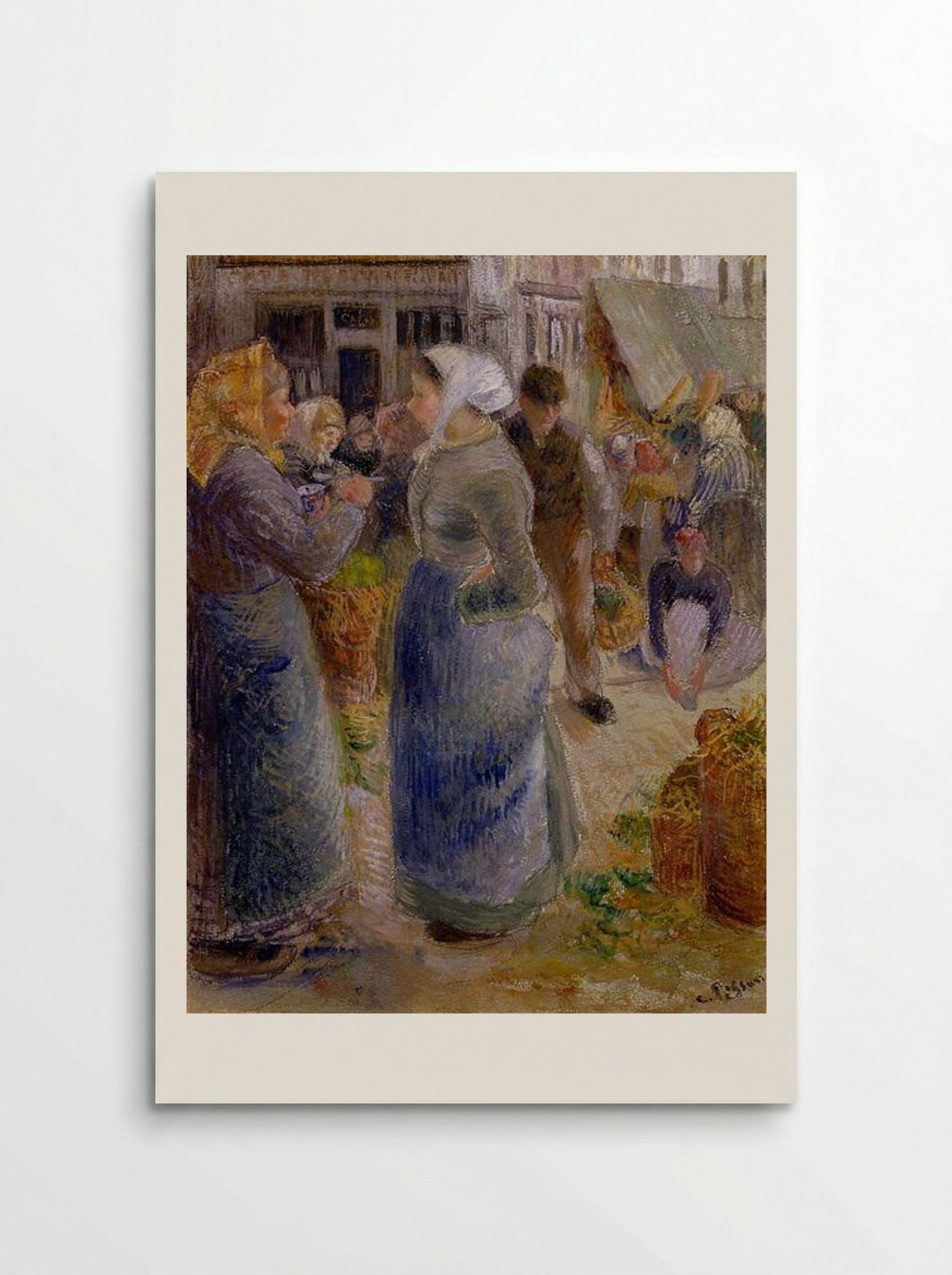 The Market Place - Camille Pissarro - Poster