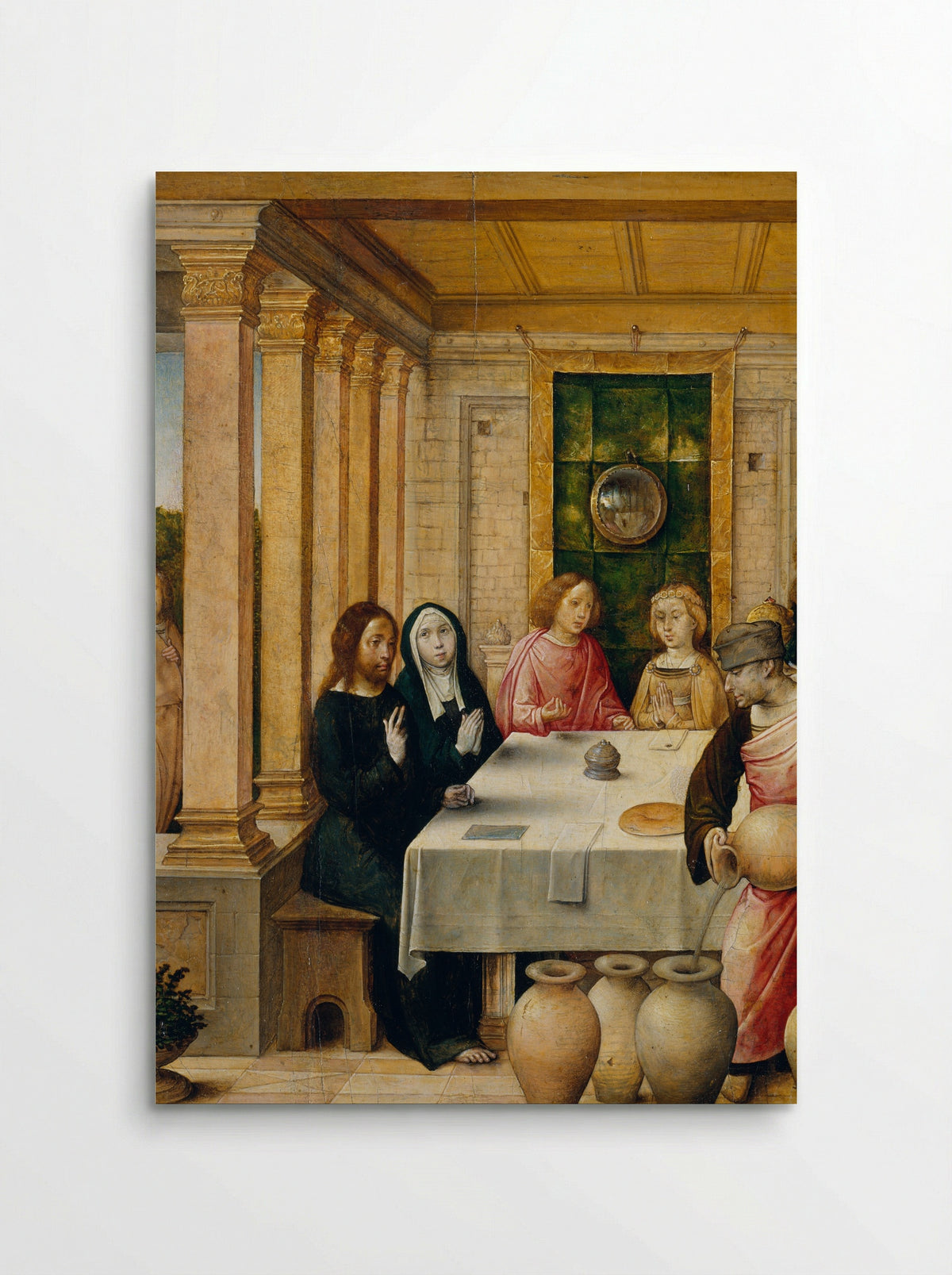 The Marriage Feast at Cana - Juan de Flandes - Poster