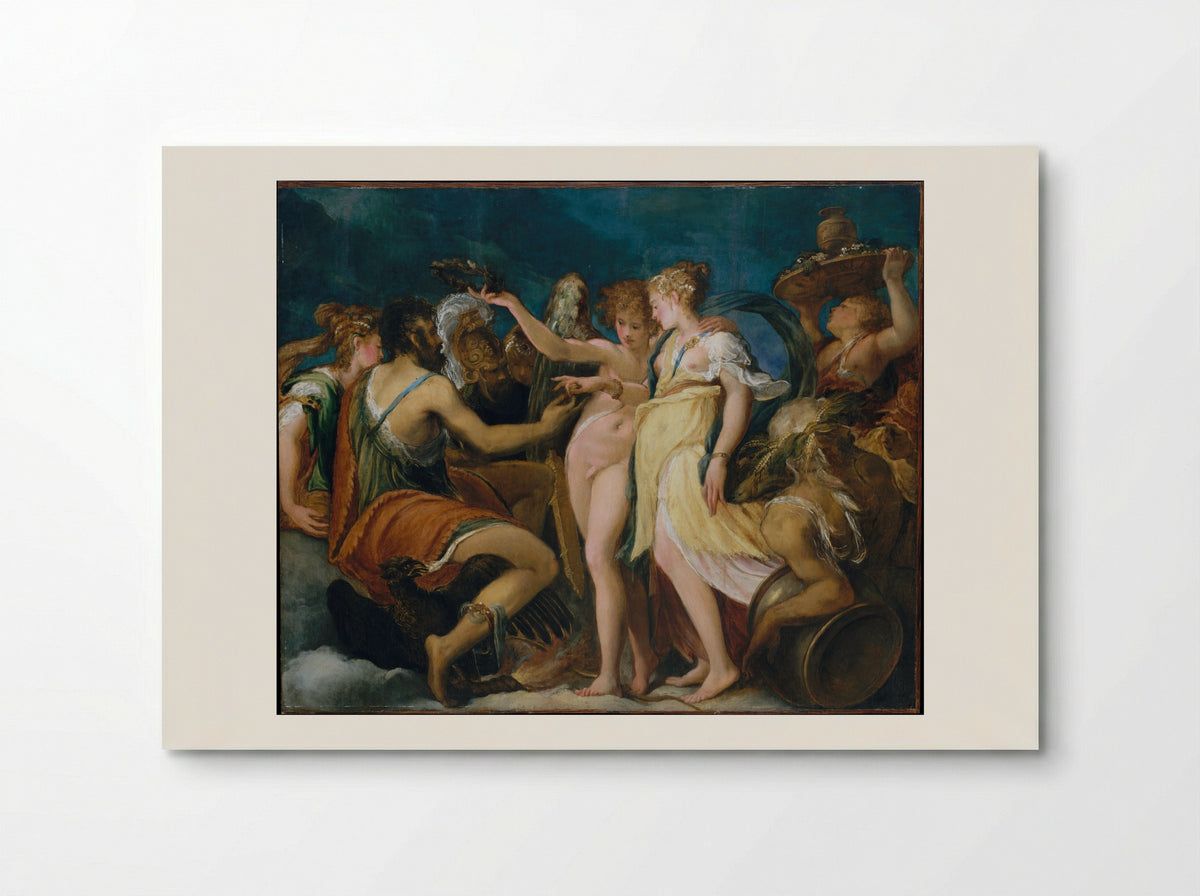 The Marriage of Cupid and Psyche - Andrea Schiavone - Poster