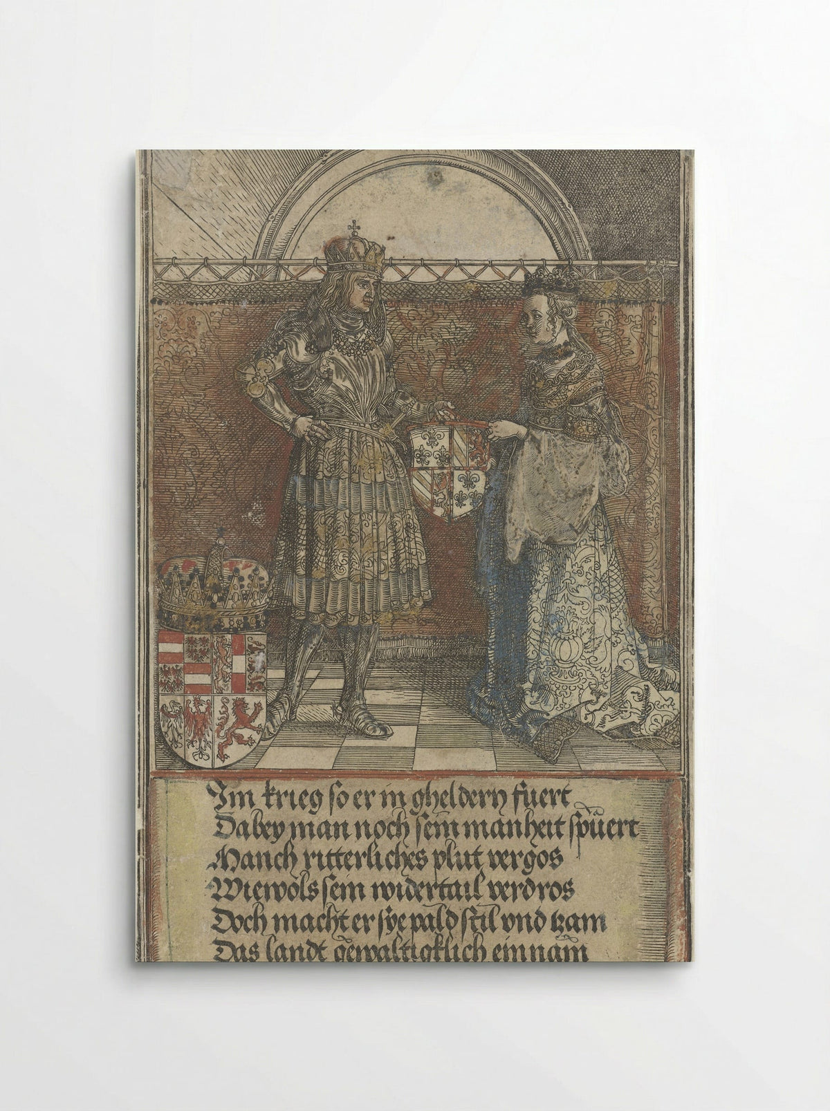 The Marriage of Maximilian I and Mary of Burgundy - Albrecht Dürer - Poster