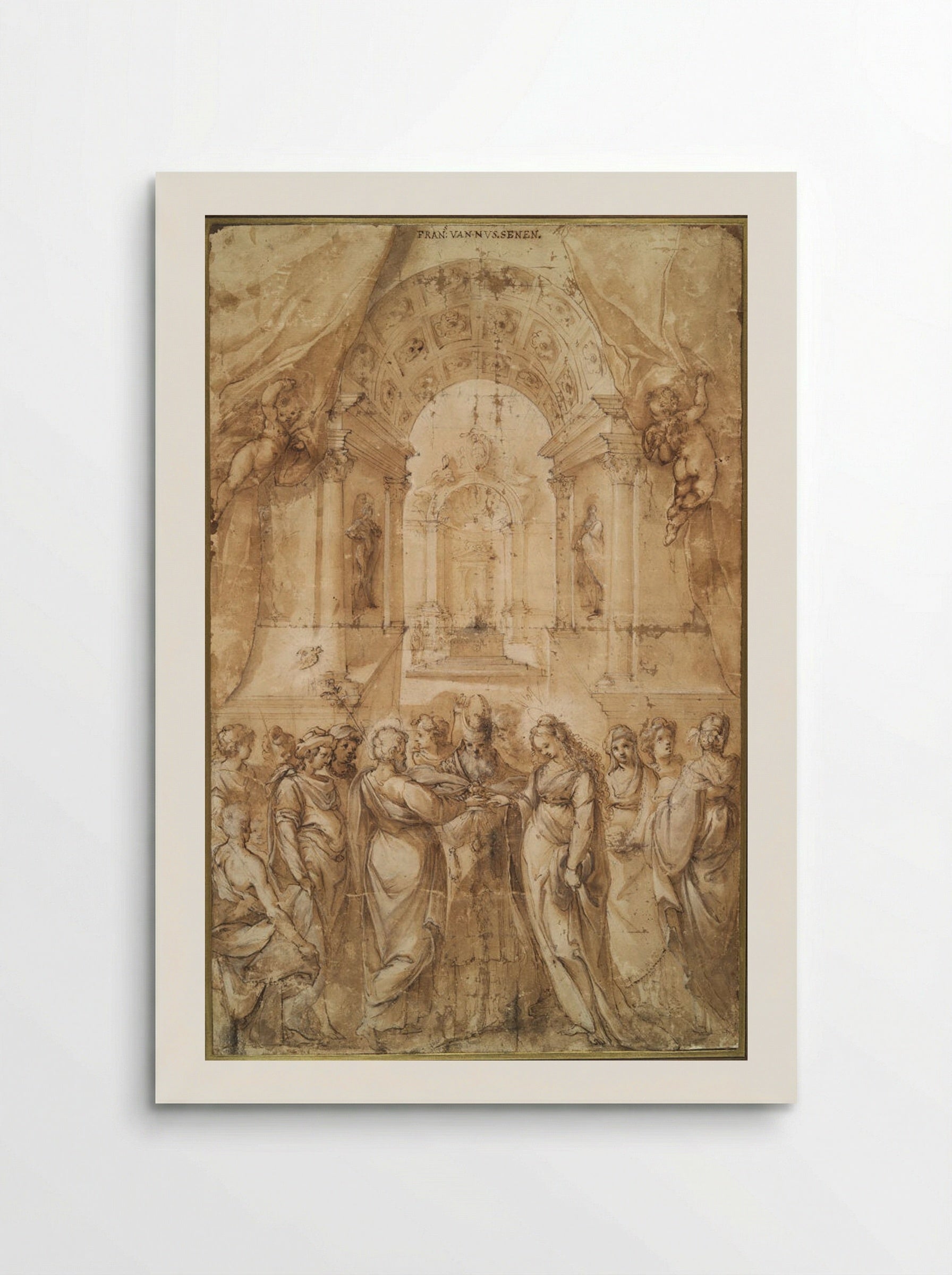 The Marriage of the Virgin - Francesco Vanni - Poster