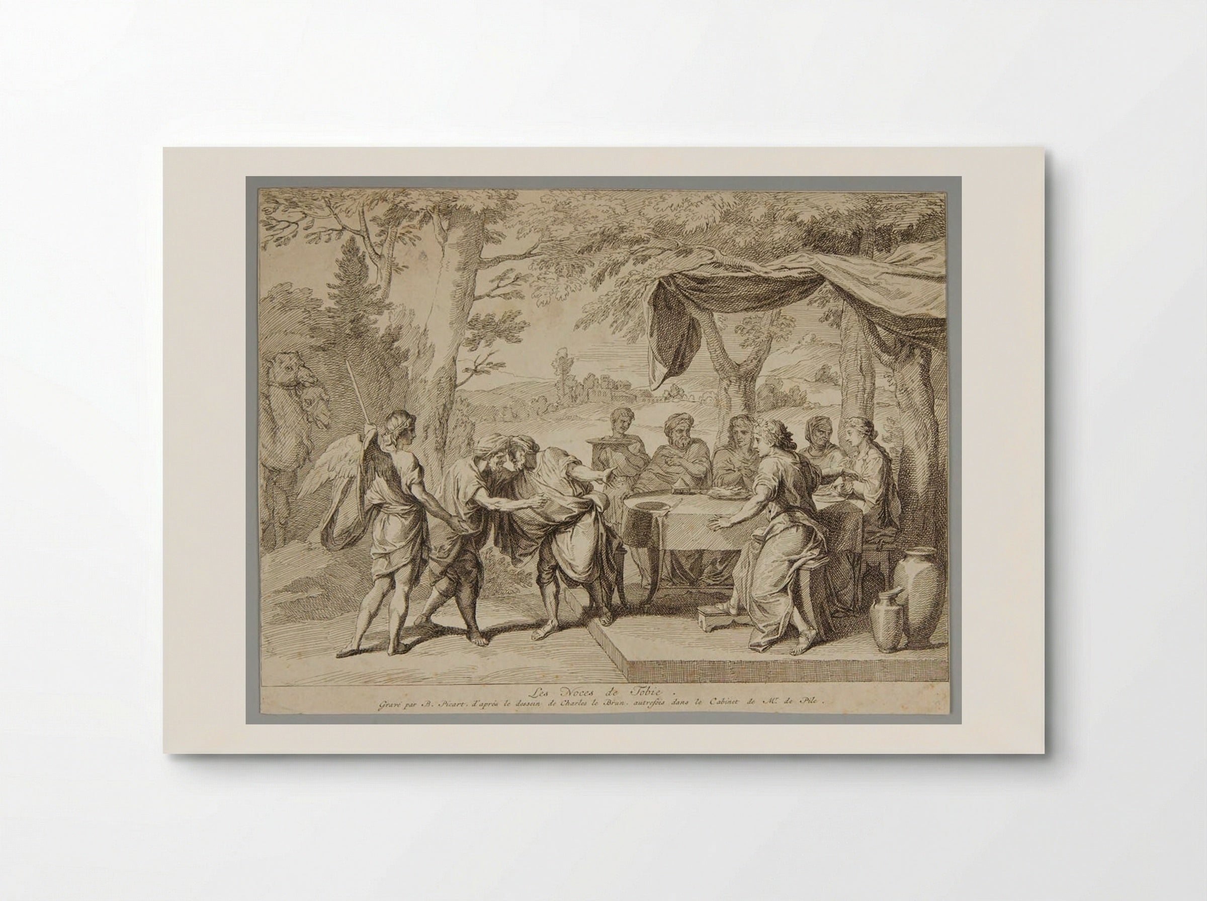 The Marriages of Tobie - Bernard Picart - Poster