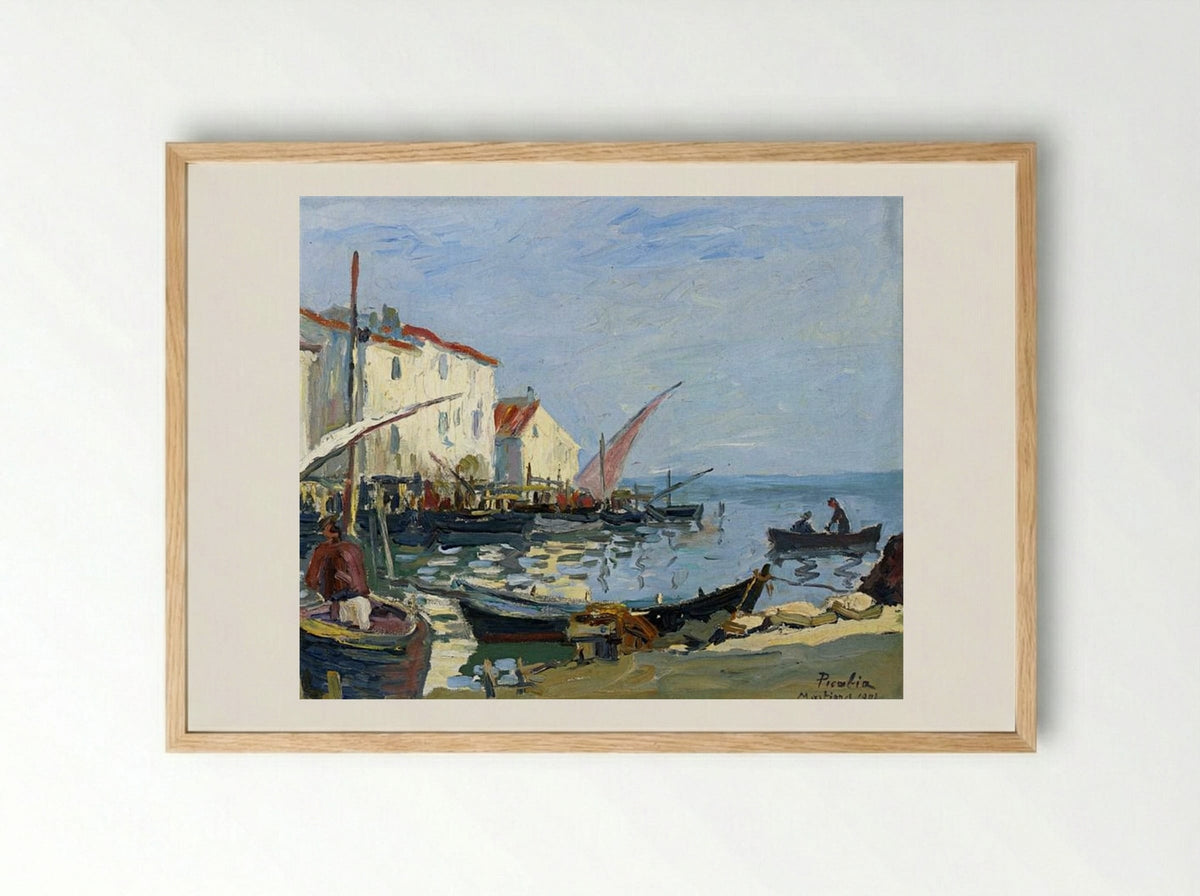 The Martigues - Francis Picabia - Framed Print Wood