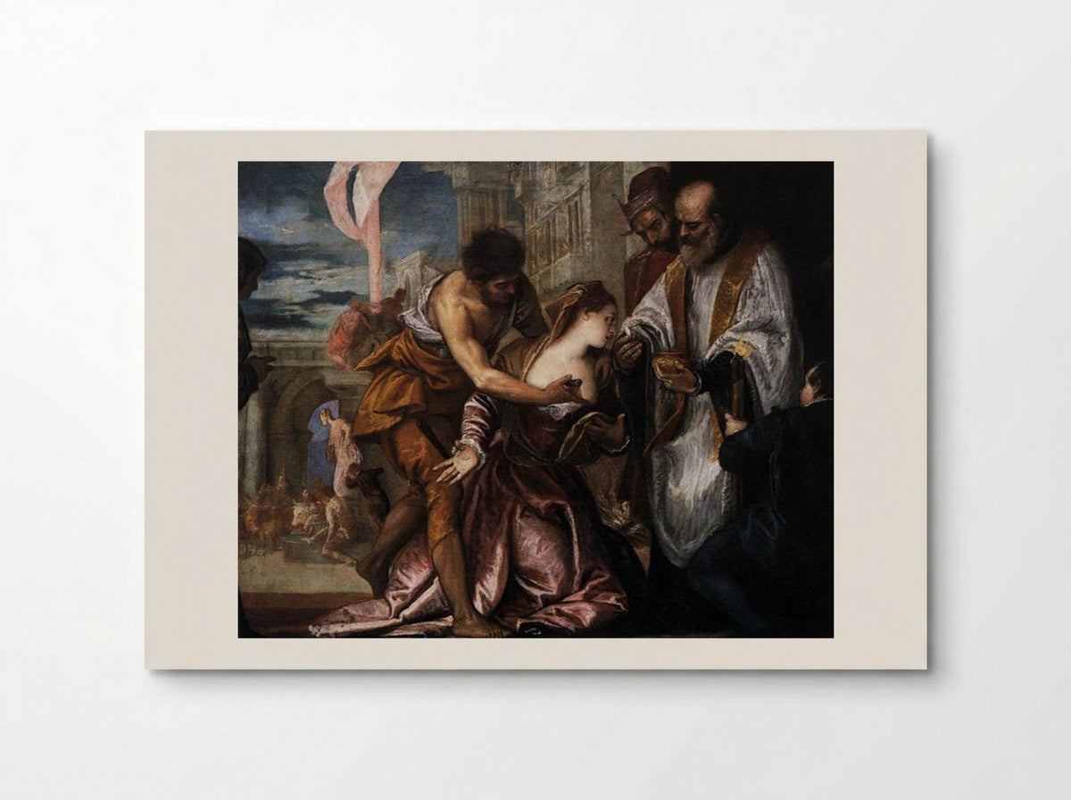 The Martyrdom and Last Communion of Saint Lucy - Paolo Veronese - Poster
