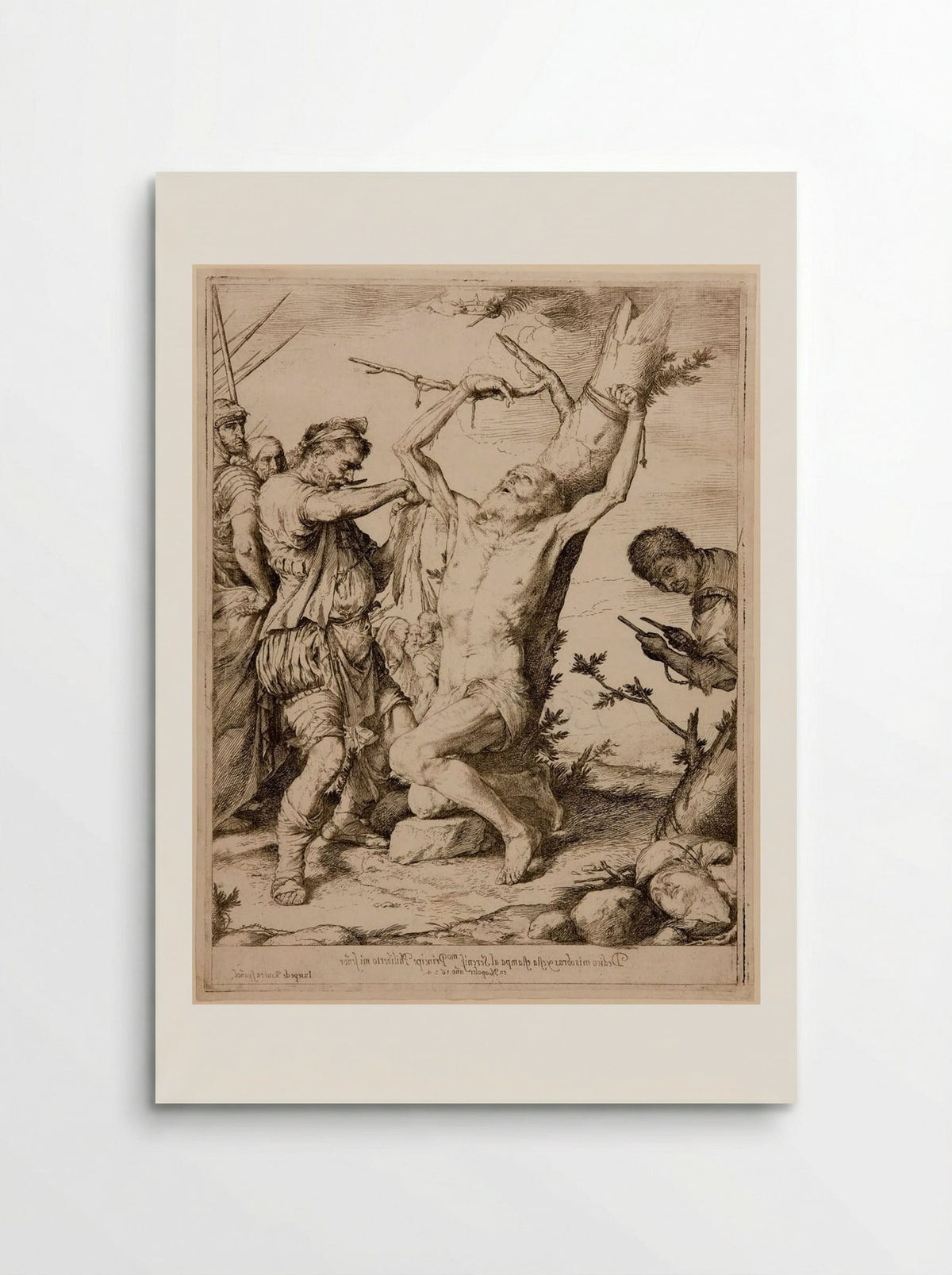 The Martyrdom of Saint Bartholomew - Jusepe de Ribera - Poster