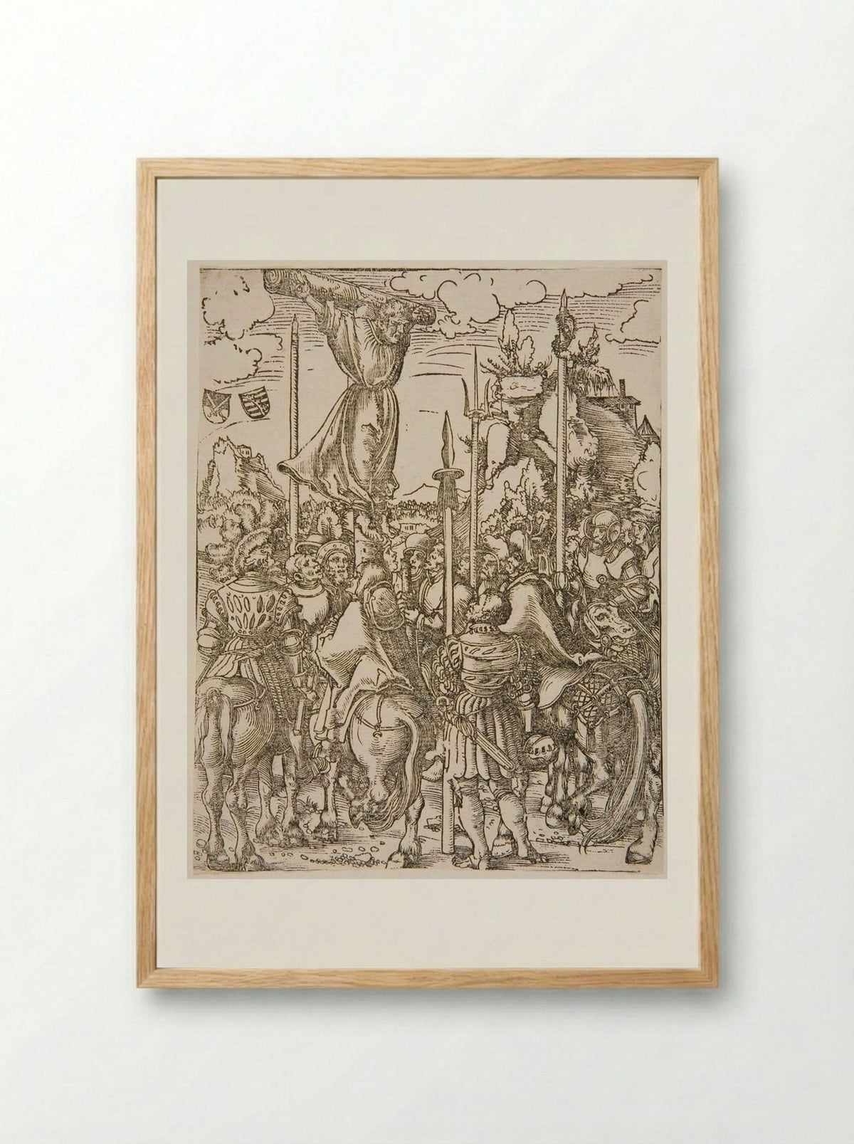 The Martyrdom of Saint Philip - Lucas Cranach the Elder - Framed Print Wood
