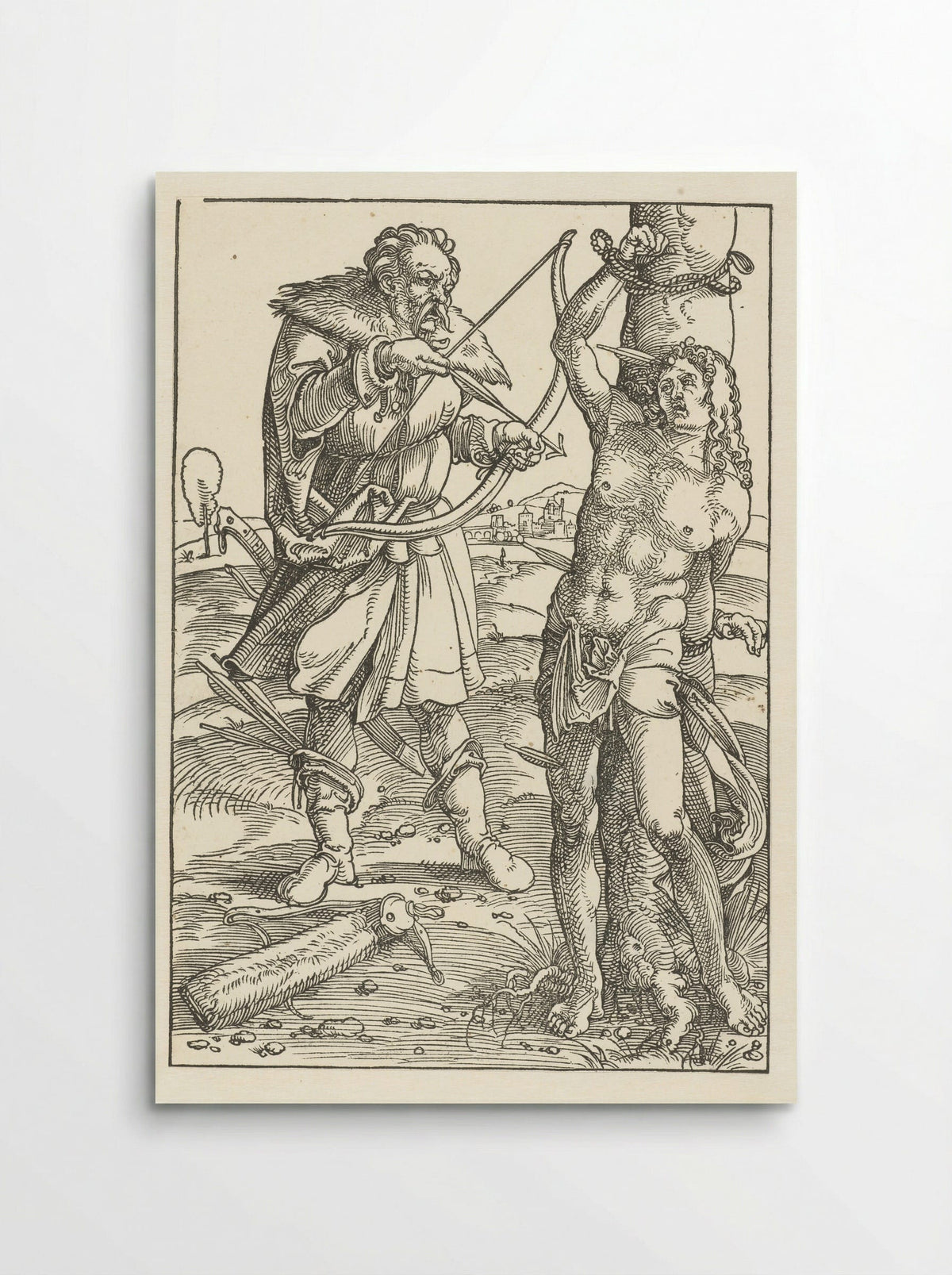 The Martyrdom of Saint Sebastian - Hans Baldung Grien - Poster