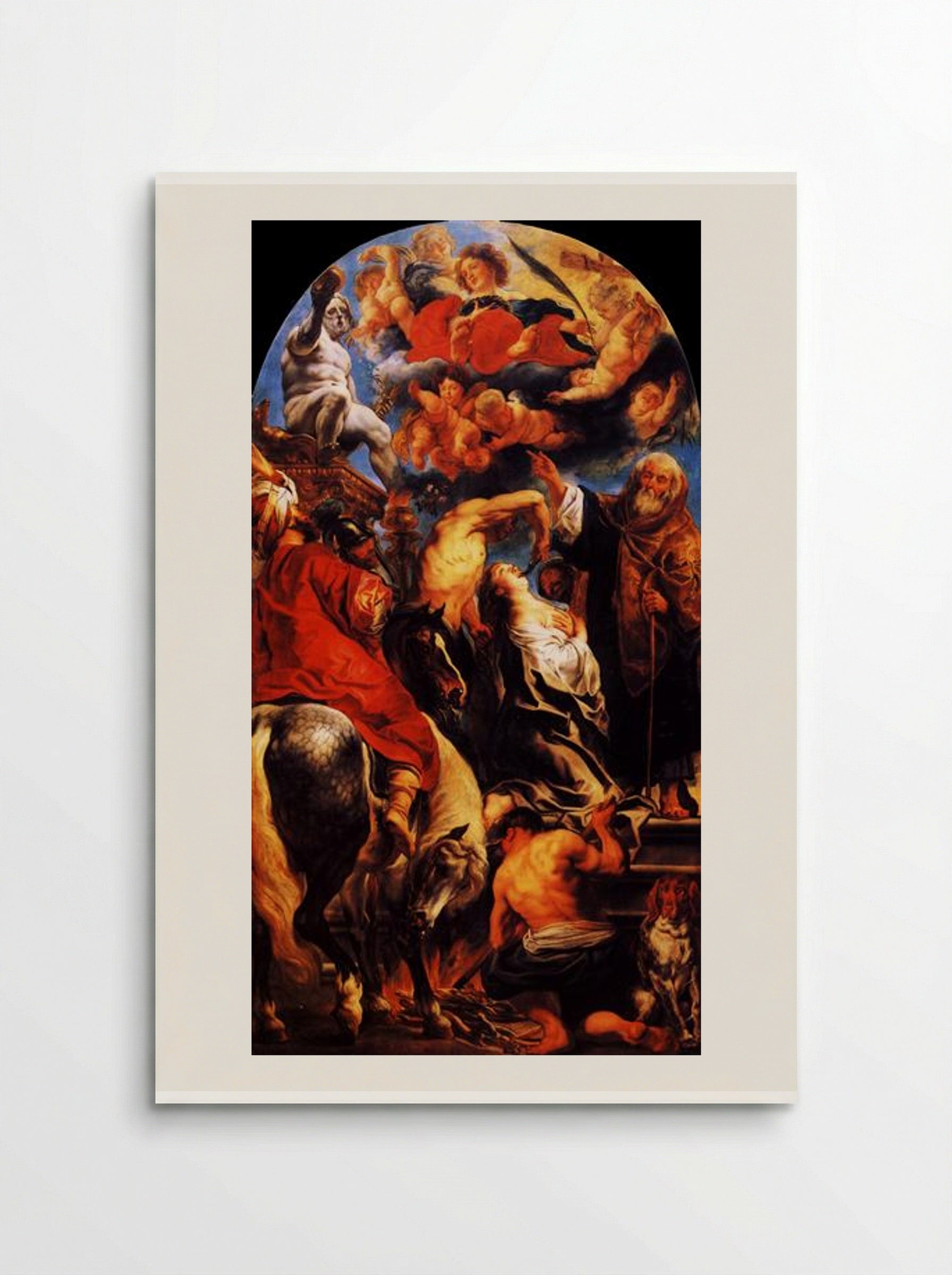 The Martyrdom of St. Apollonia - Jacob Jordaens - Poster