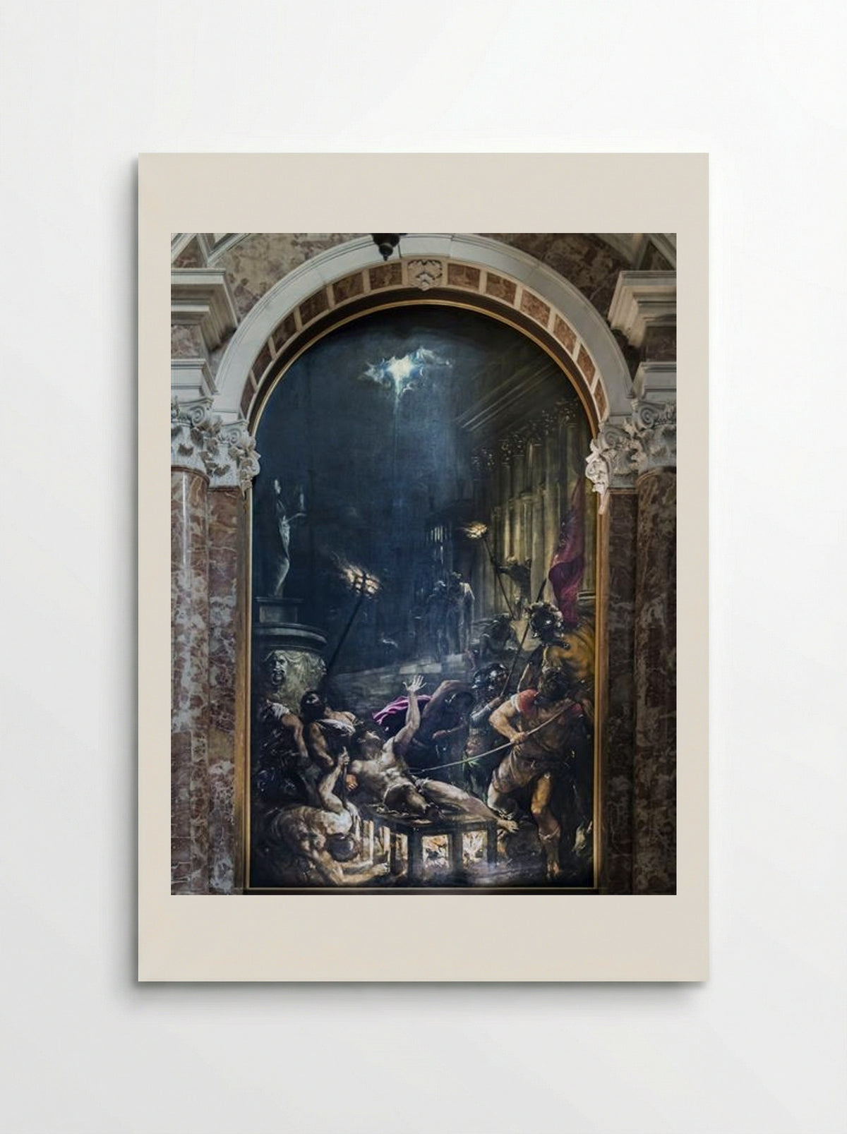 The Martyrdom of St. Lawrence - Titian - Poster