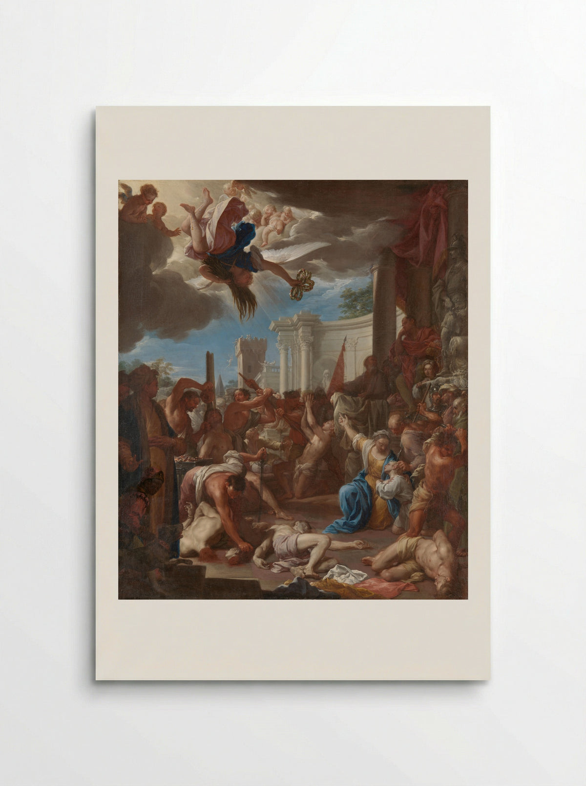 The Martyrdom of the Seven Sons of Saint Felicitas - Francesco Trevisani - Poster