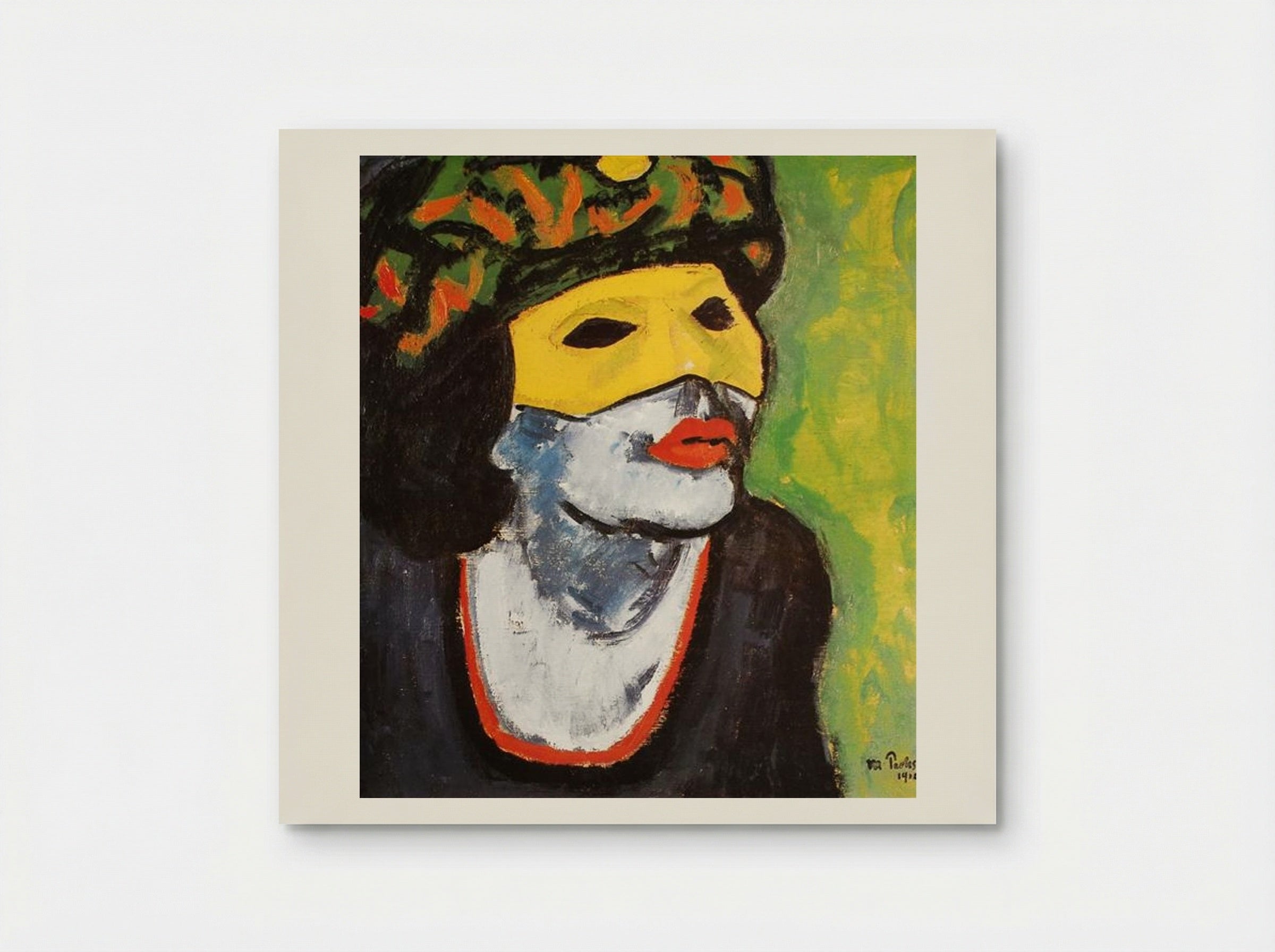 The Masked Woman - Max Pechstein - Poster