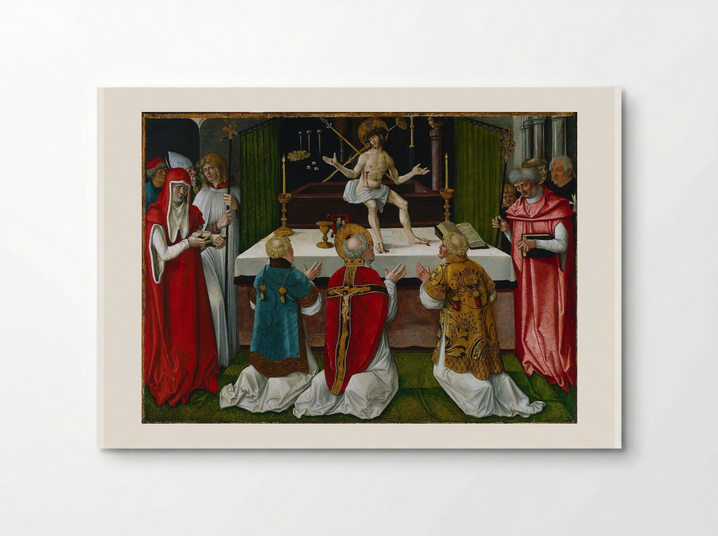 The Mass of Saint Gregory - Hans Baldung - Poster