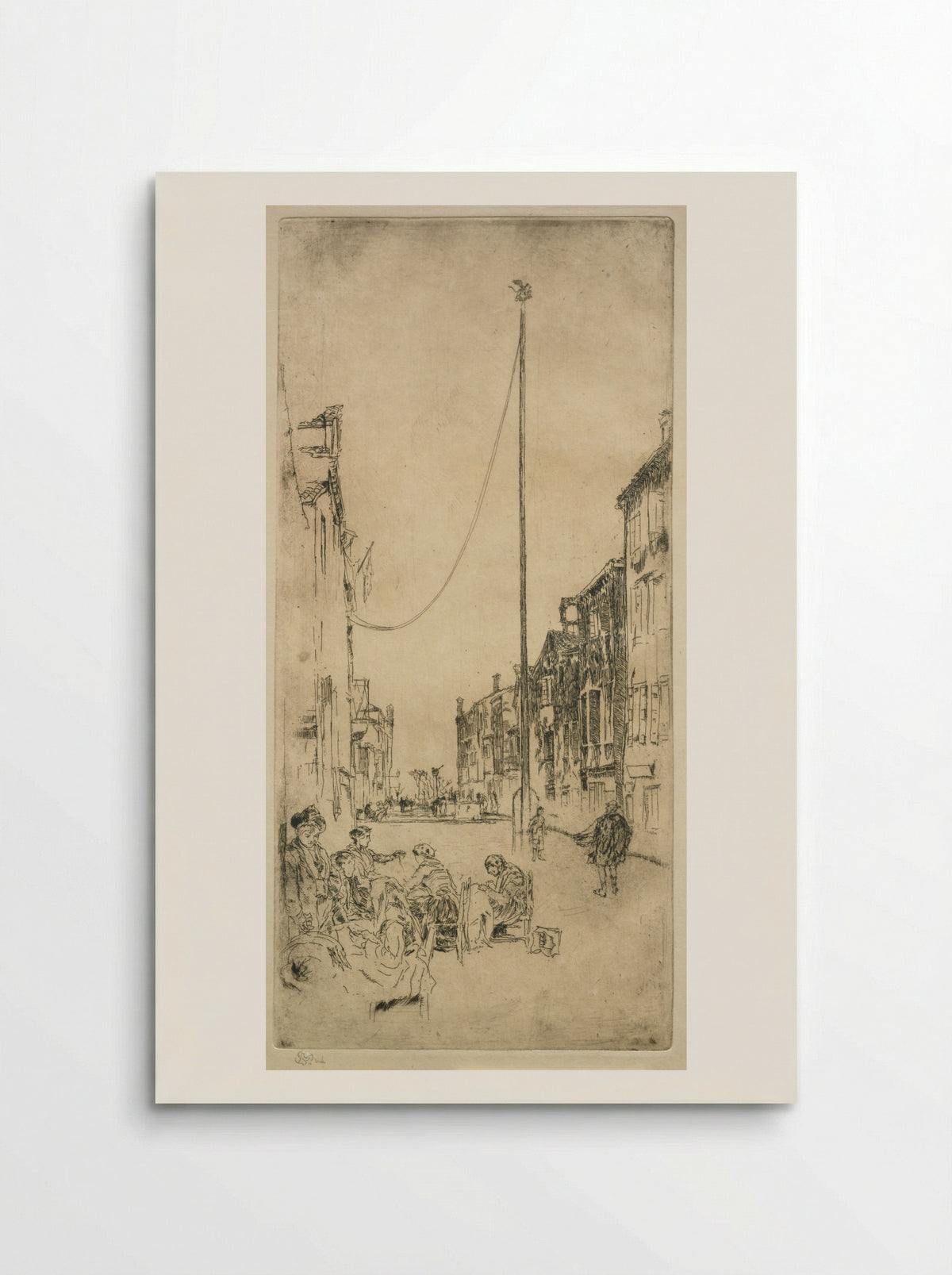 The Mast - James McNeill Whistler - Poster