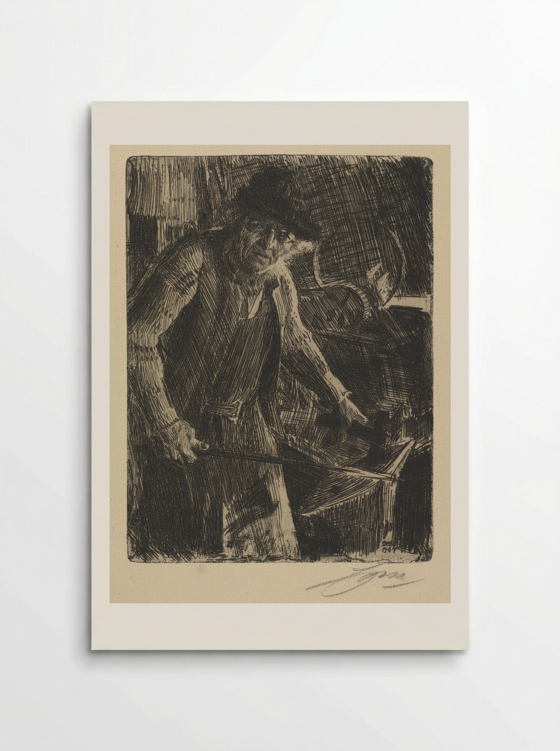 The Master-smith - Anders Zorn - Poster