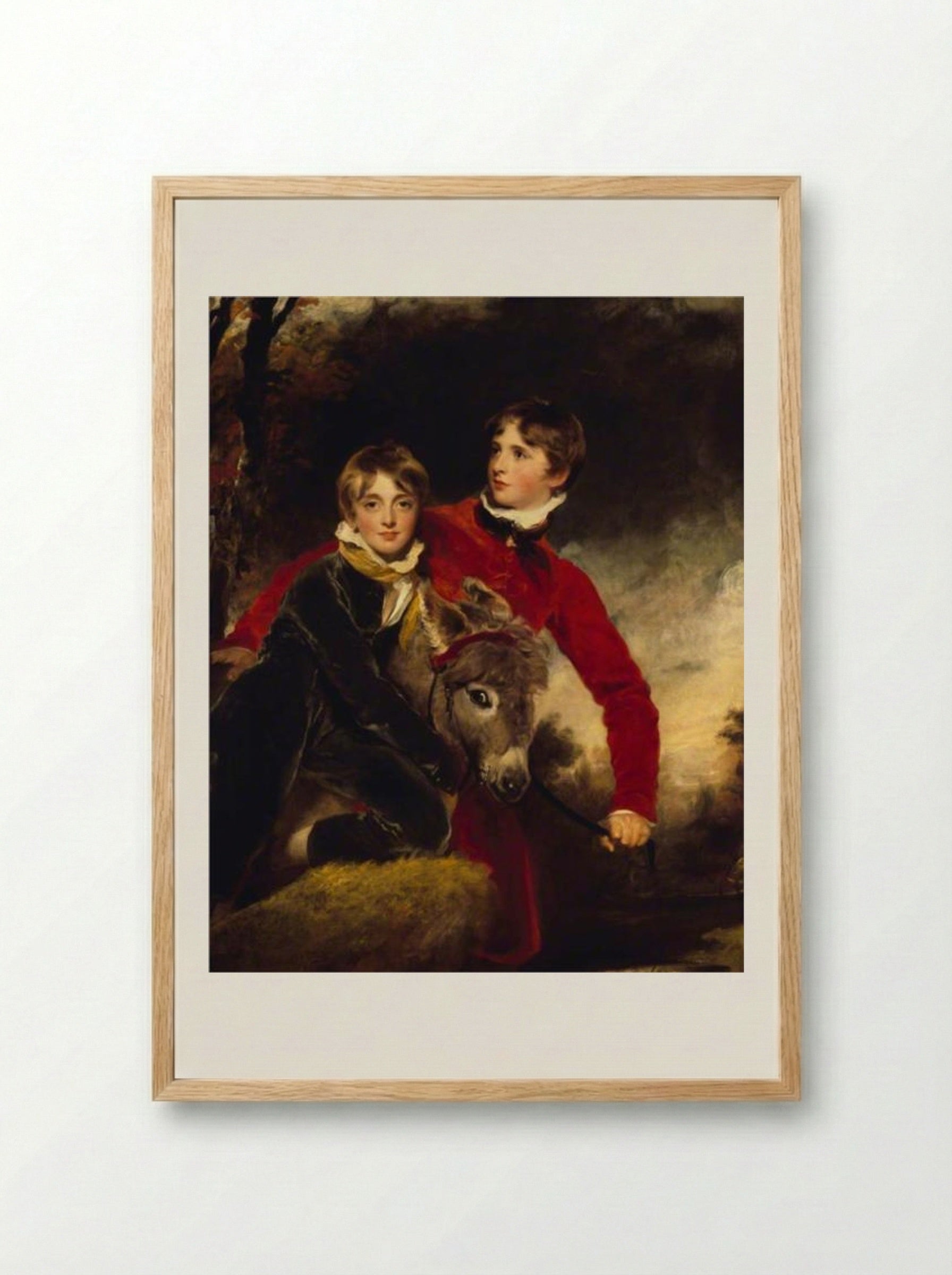 The Masters Pattison - Thomas Lawrence - Framed Print Wood