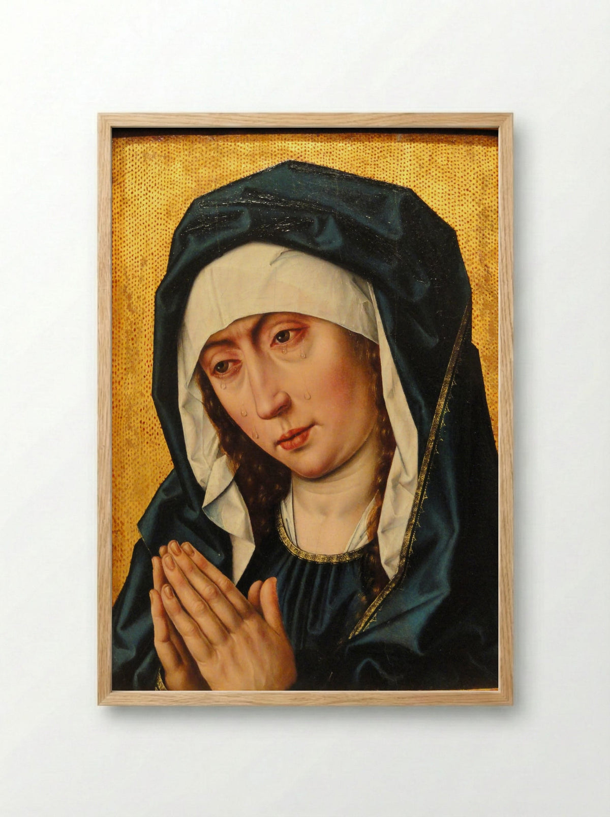 The Mater Dolorosa - Aelbert Bouts - Framed Print Wood