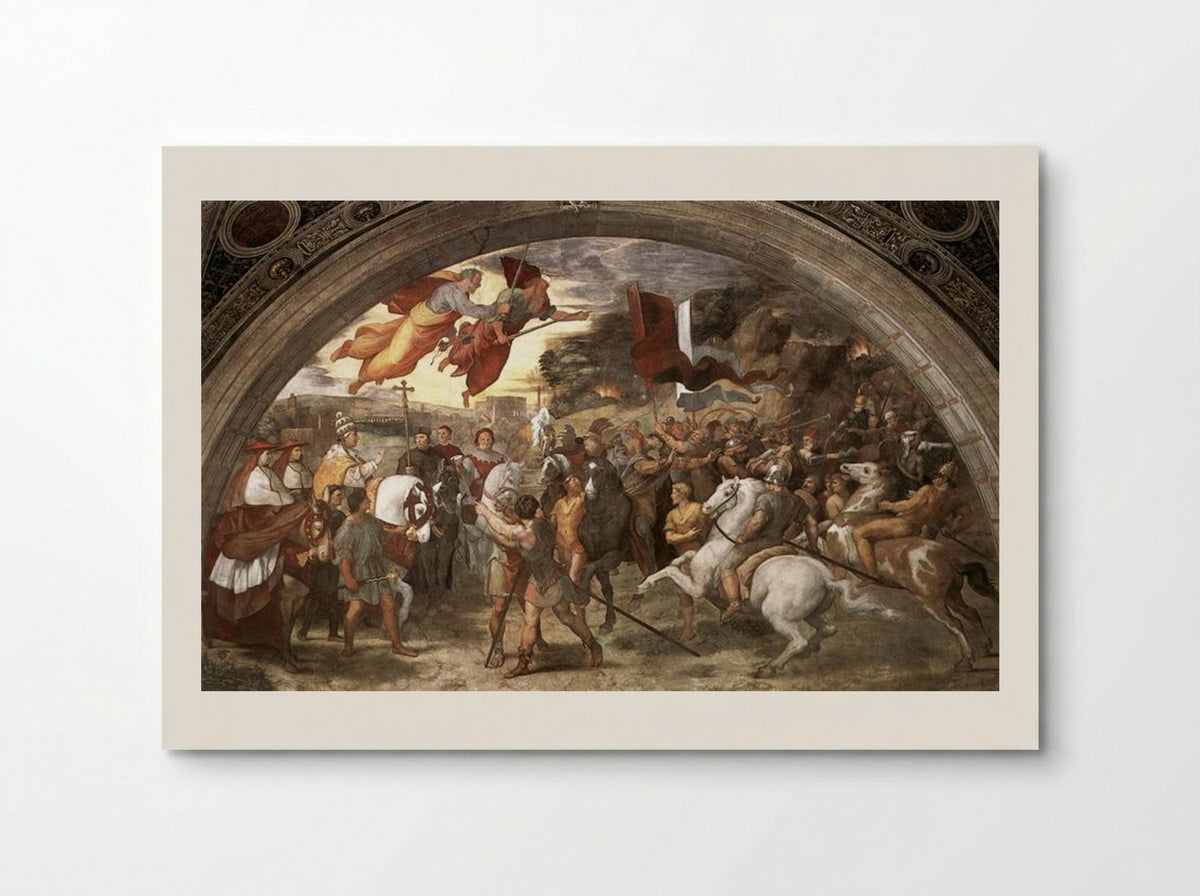The Meeting of Leo the Great and Attila - Raphael - Poster