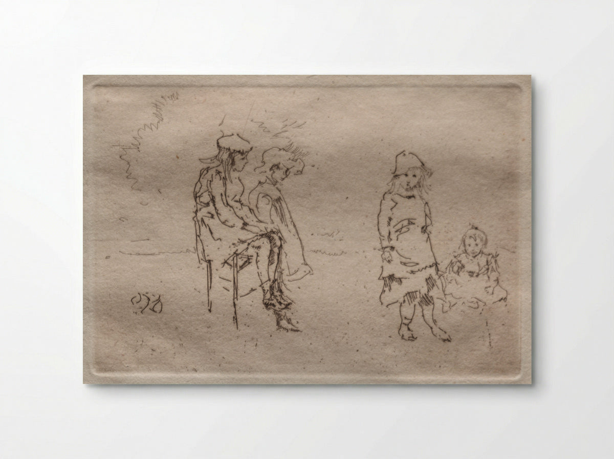 The Menpes Children - James McNeill Whistler - Poster