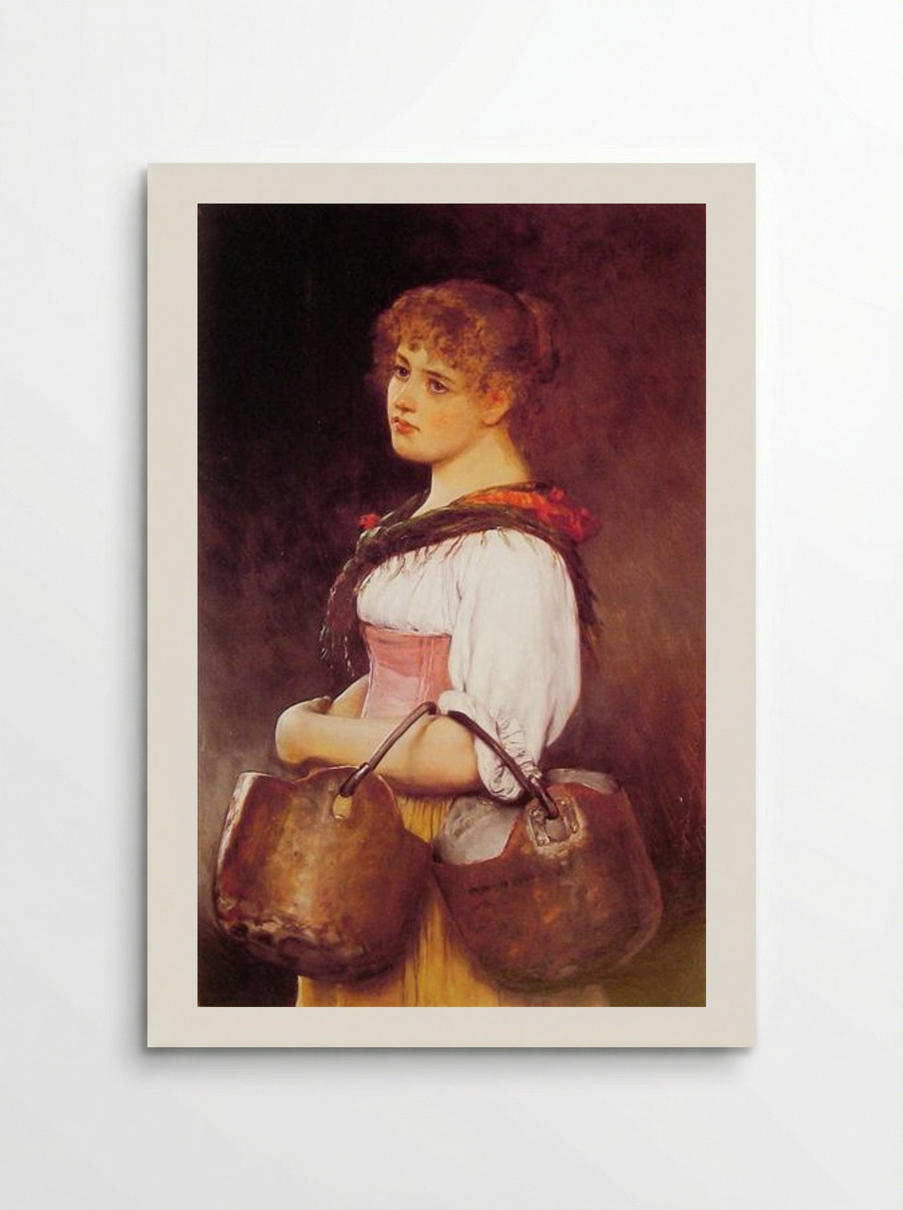 The Milkmaid - Eugene de Blaas - Poster
