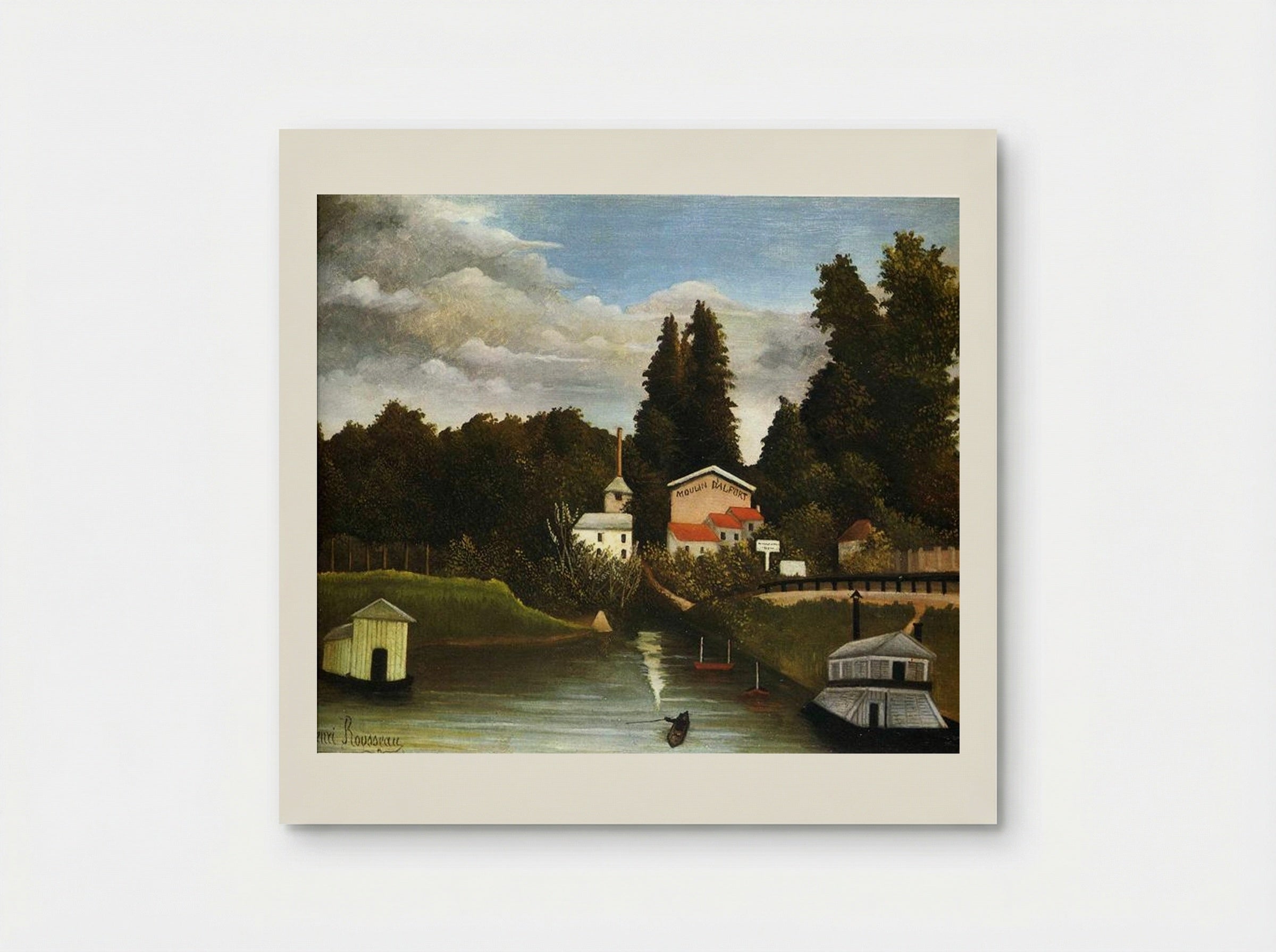 The Mill at Alfort - Henri Rousseau - Poster