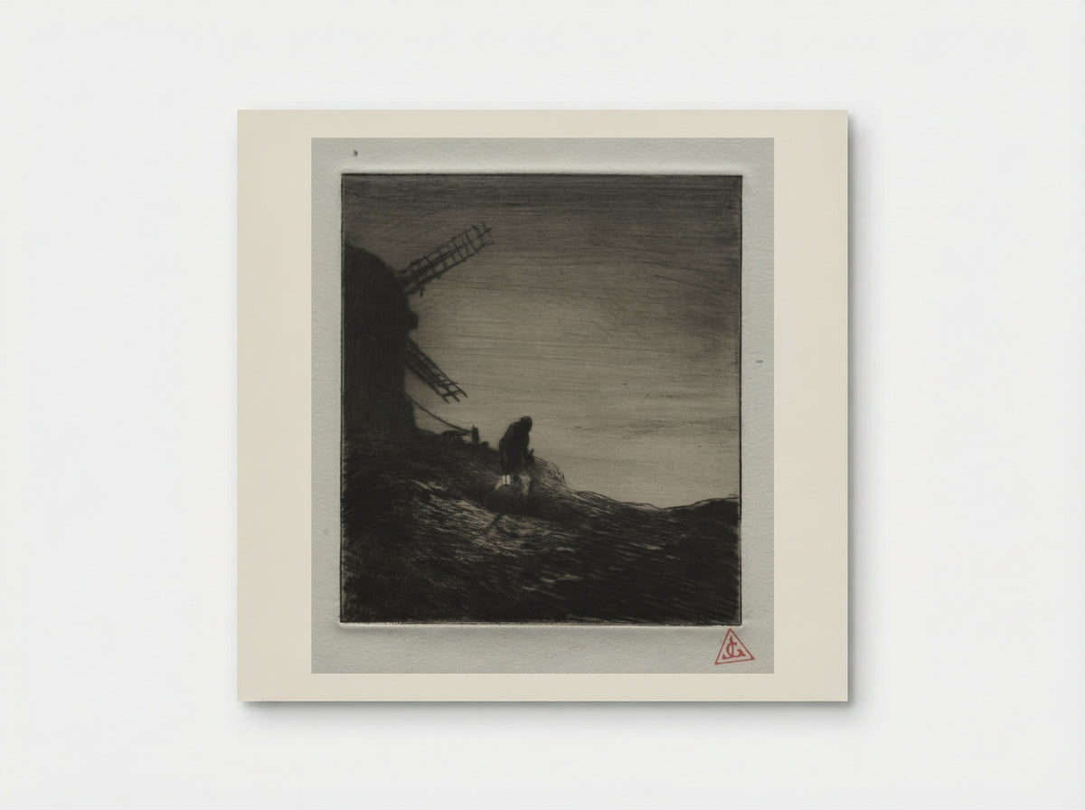 The Mill - Charles-Émile Jacque - Poster