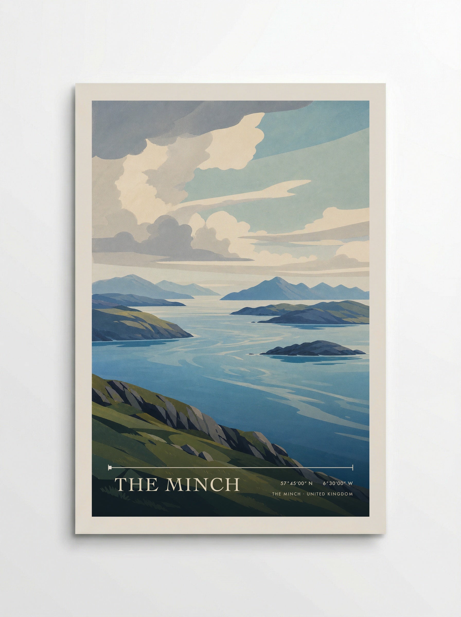 The Minch United Kingdom Travel Poster - Poster