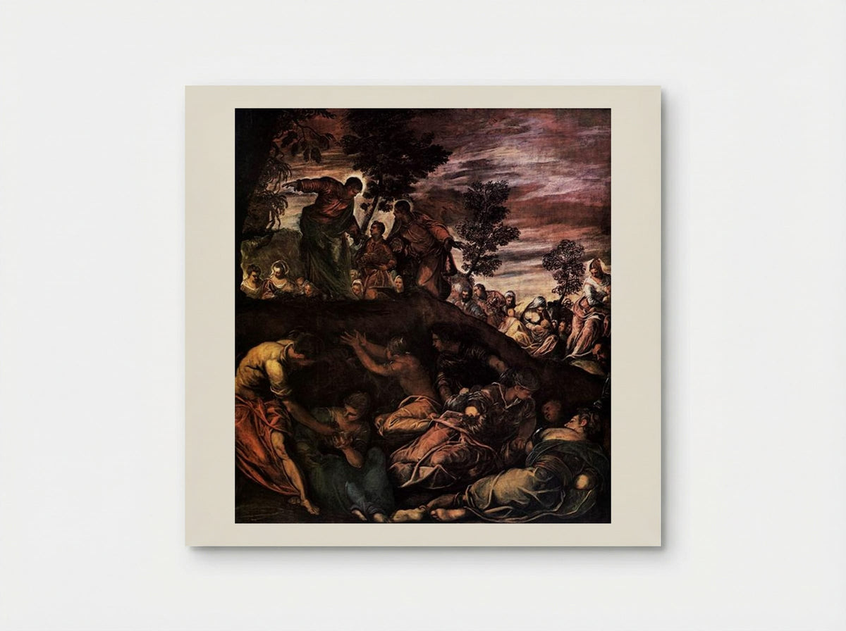 The Miracle of the Loaves and Fishes - Tintoretto - Poster