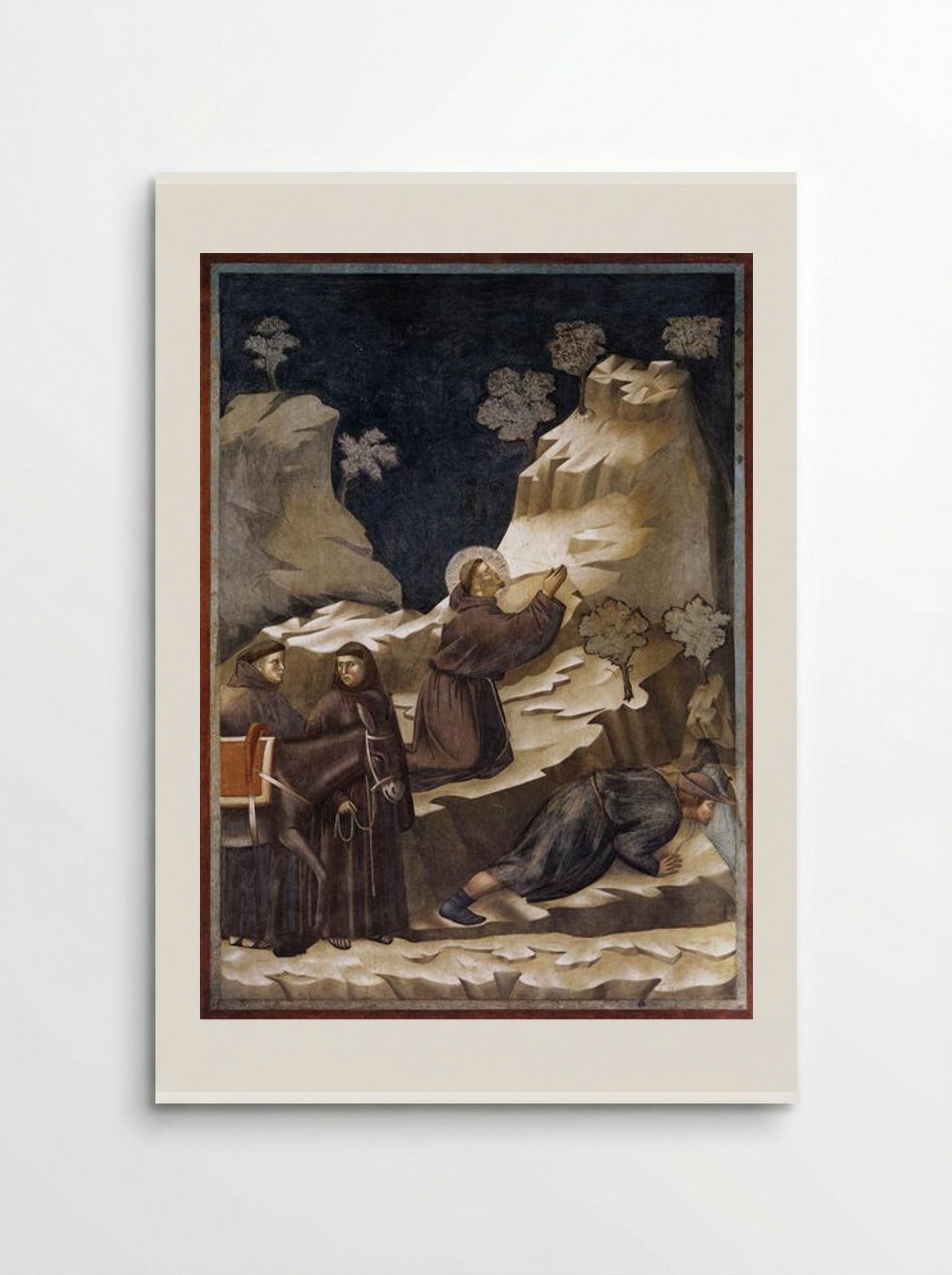 The Miracle of the Spring - Giotto di Bondone - Poster