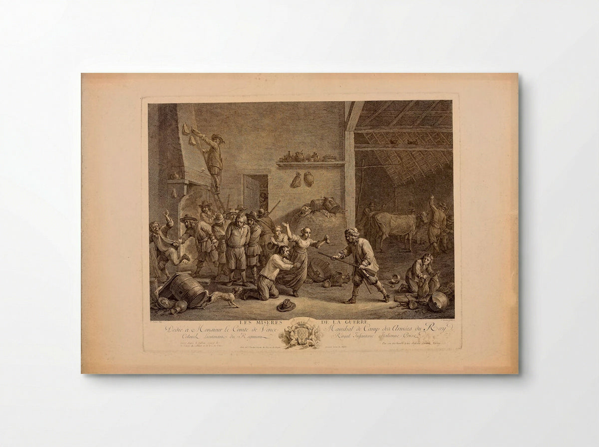 The Miseries of War - Jacques Nicolas Tardieu - Poster
