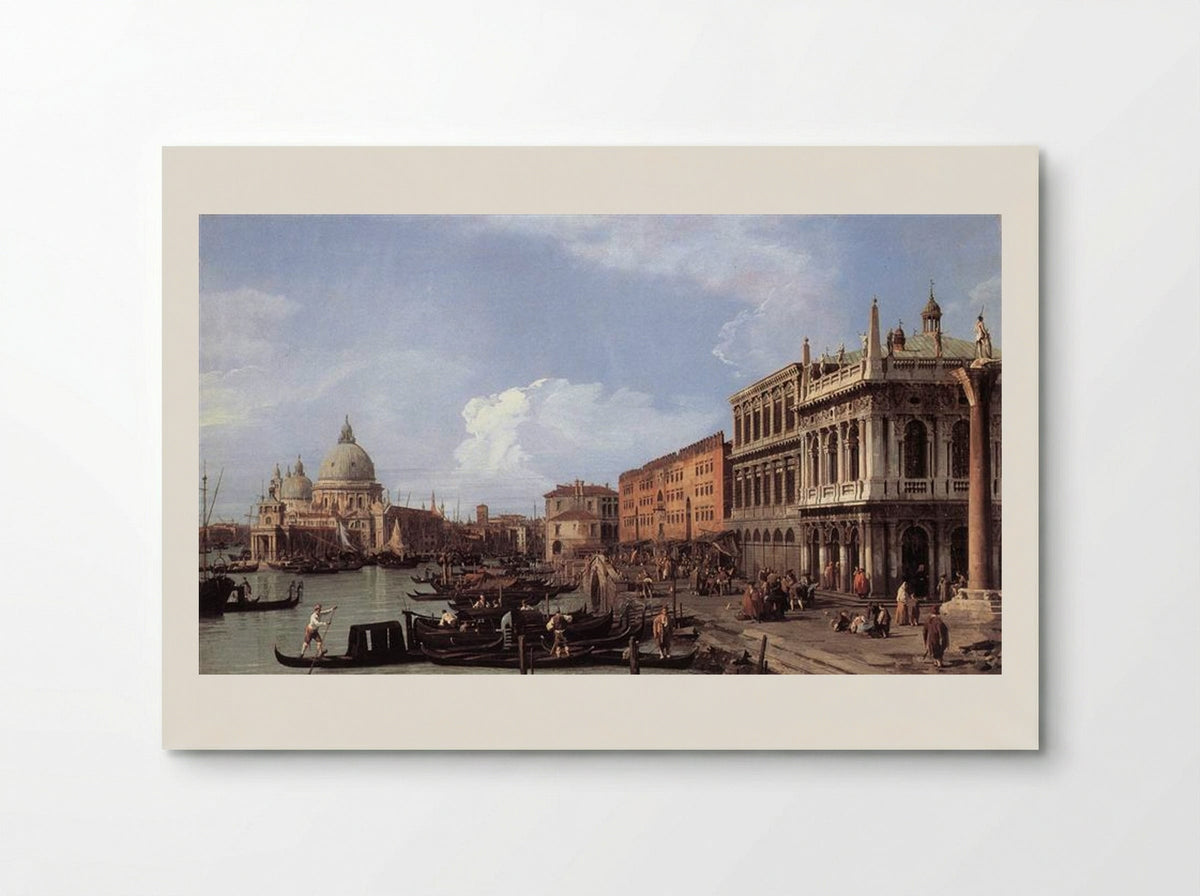 The Molo Looking West - Canaletto - Poster